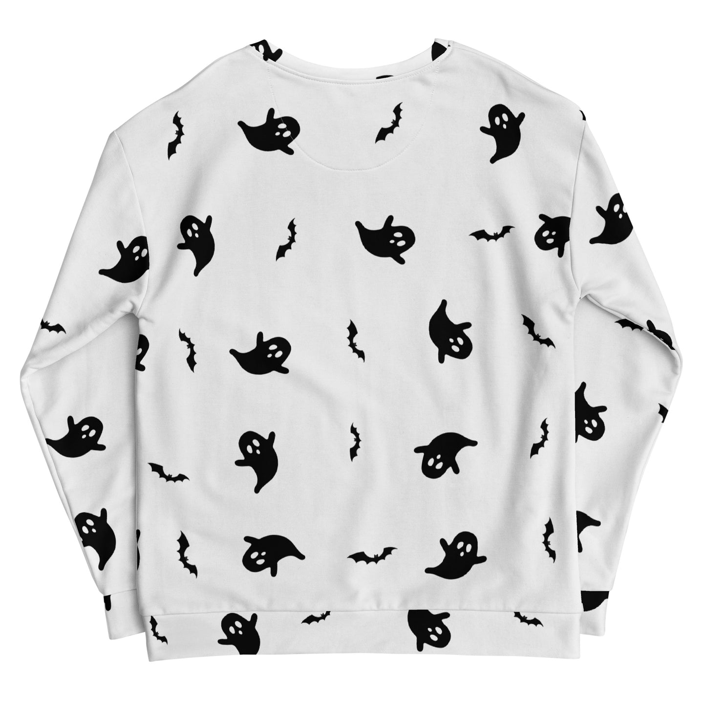 Halloween - Ghost with Moon Allover print - Unisex Sweatshirt