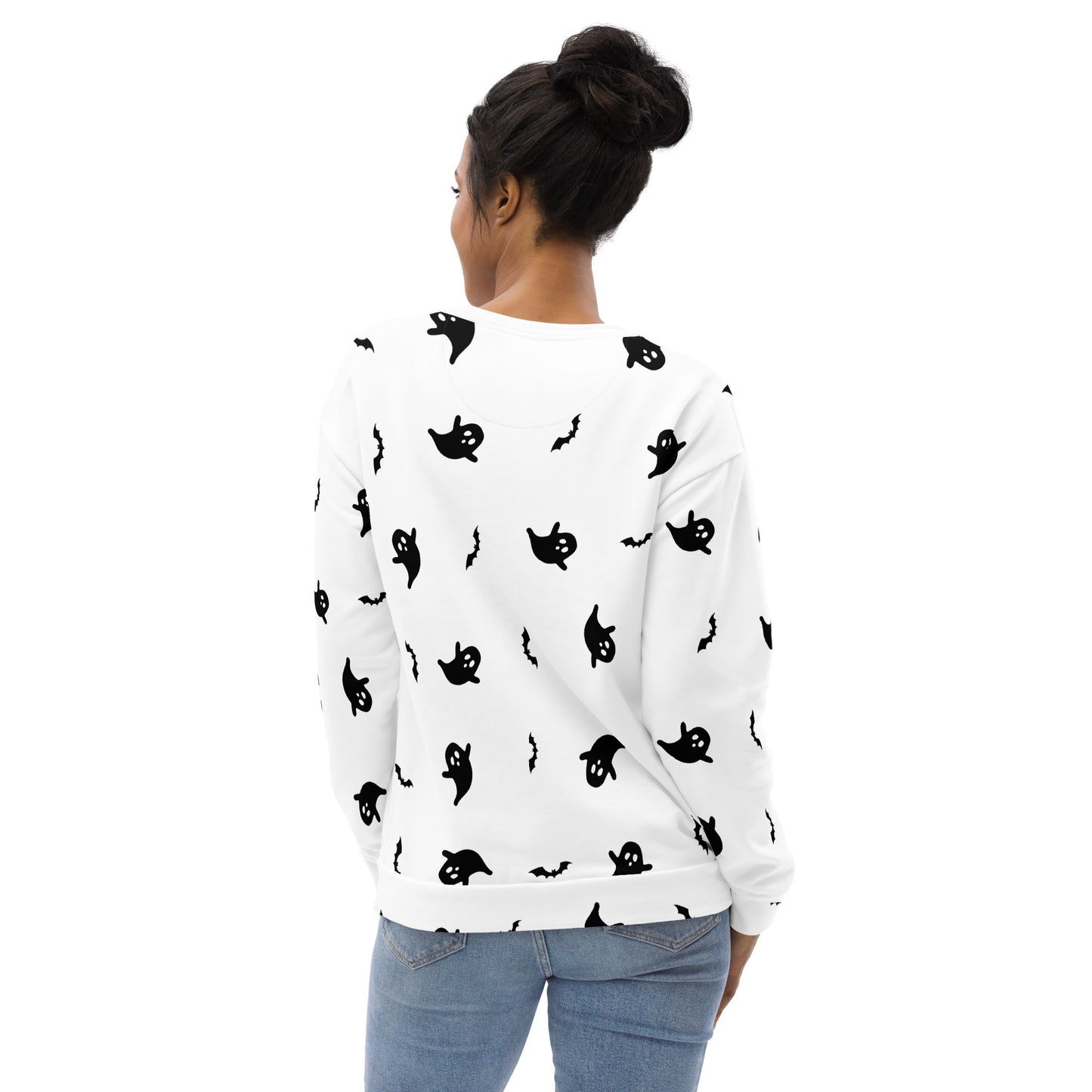 Halloween - Ghost All-Over Print Unisex Sweatshirt