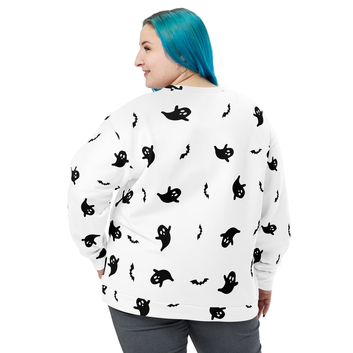 Halloween | Ghost Print | Unisex Sweatshirt