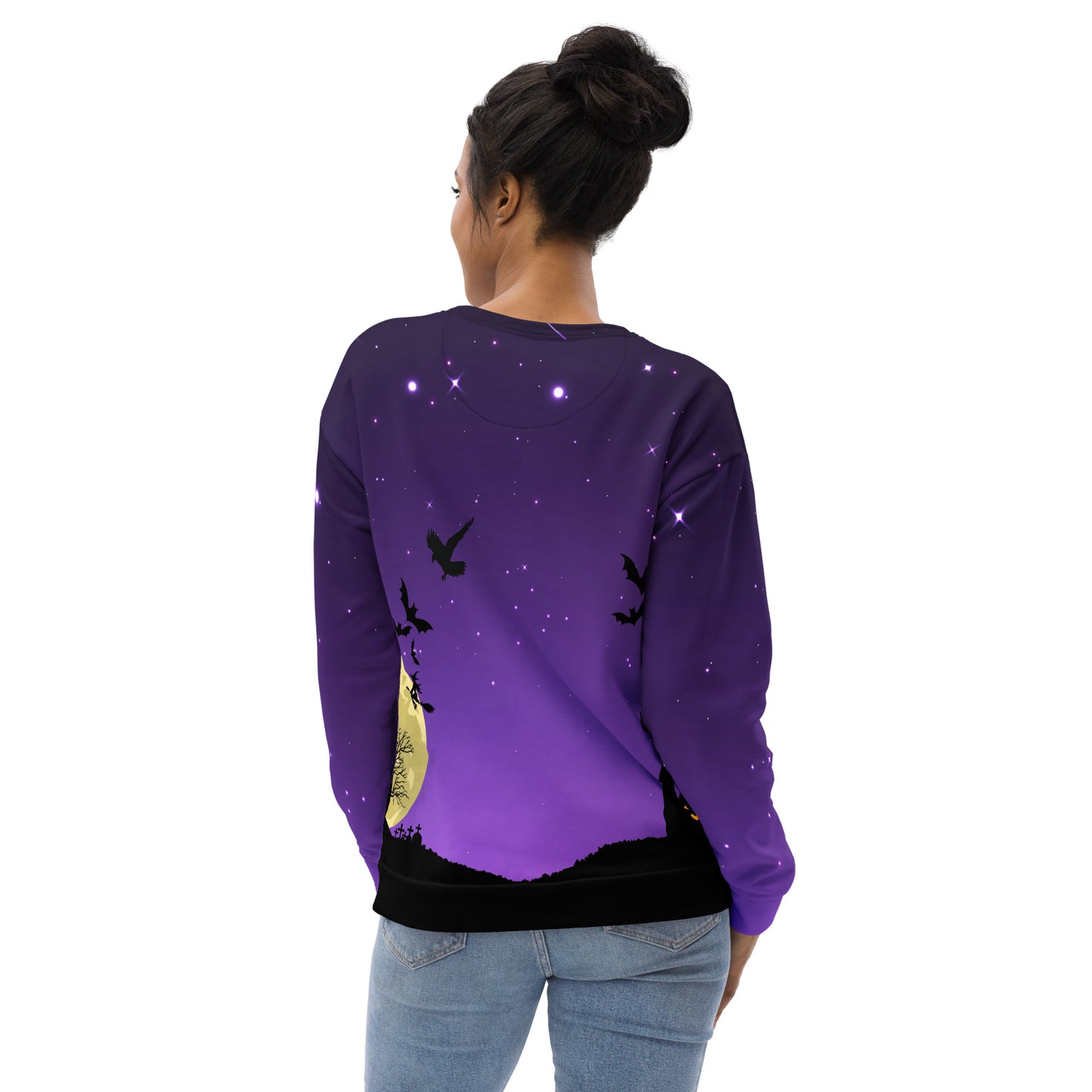 Halloween Sexy Witch Bitch - All-Over Print Unisex Sweatshirt