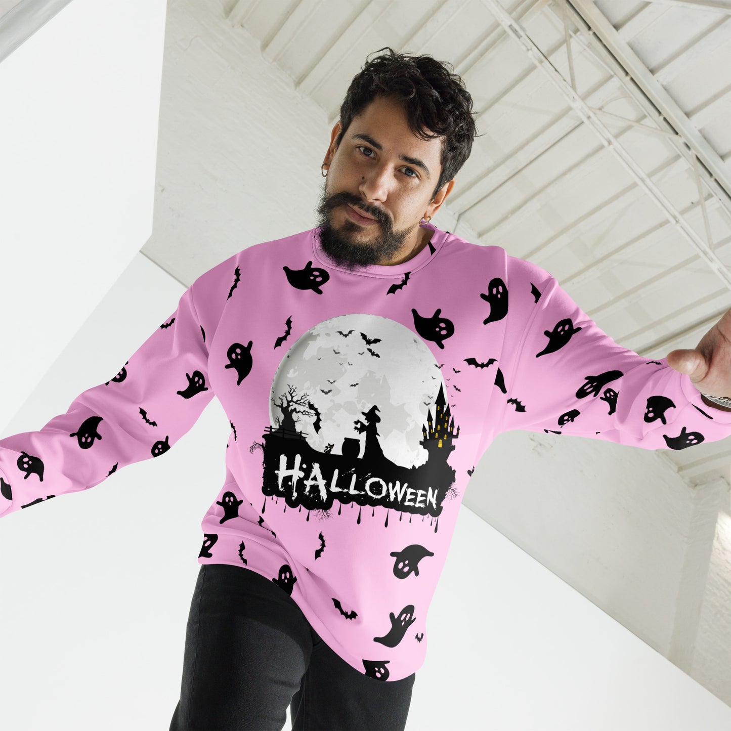 Halloween -Ghost Sweatshirt - Unisex Sweatshirt