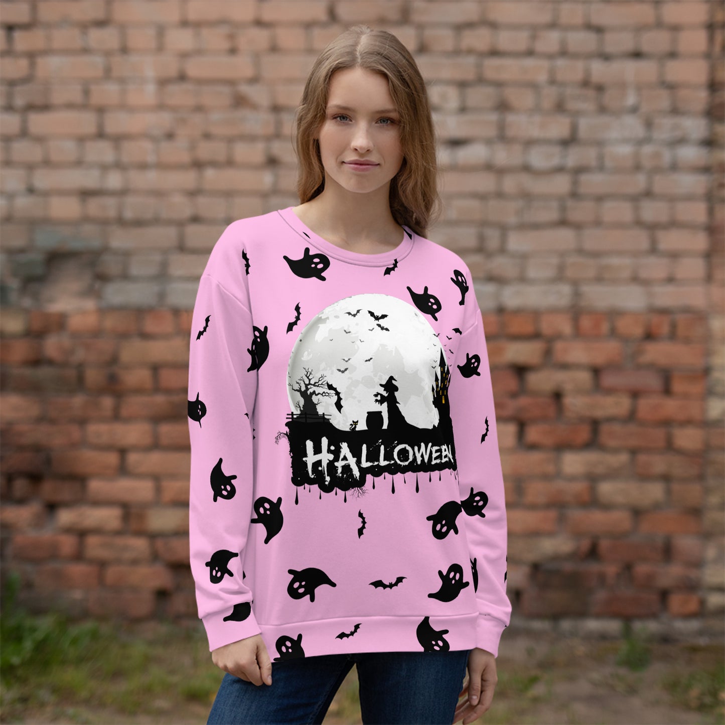Halloween -Ghost Sweatshirt - Unisex Sweatshirt
