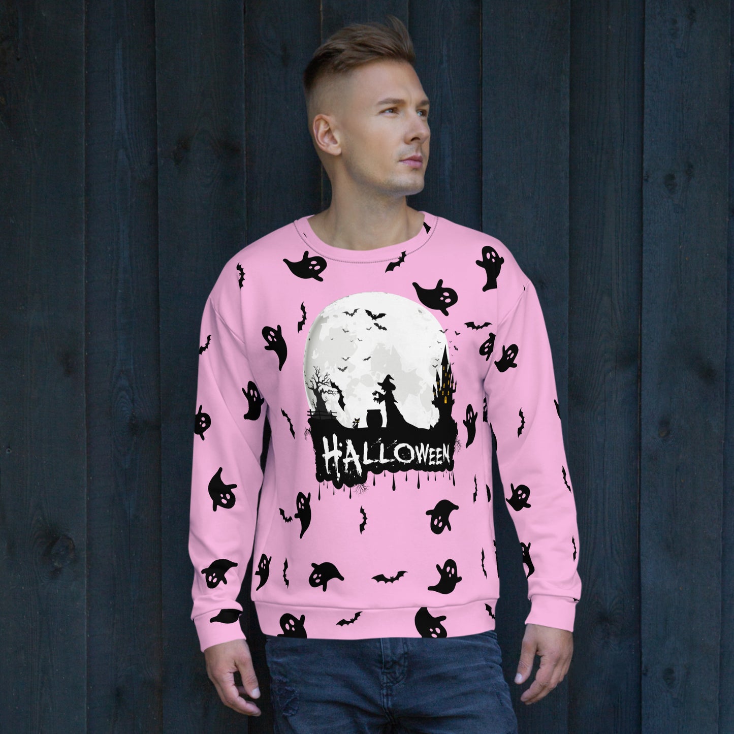 Halloween -Ghost Sweatshirt - Unisex Sweatshirt