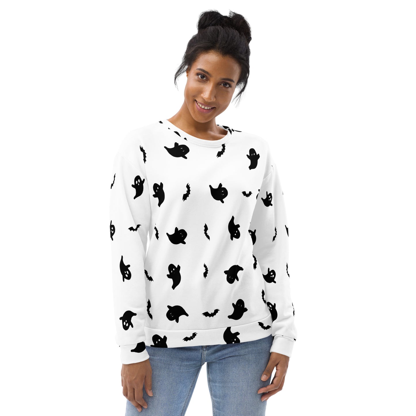 Halloween | Ghost Print | Unisex Sweatshirt