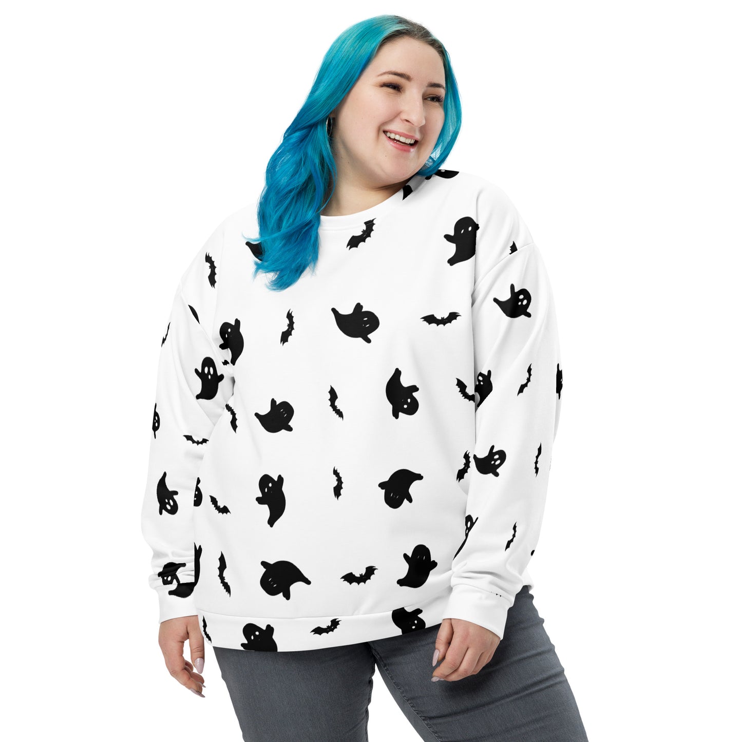 Halloween | Ghost Print | Unisex Sweatshirt
