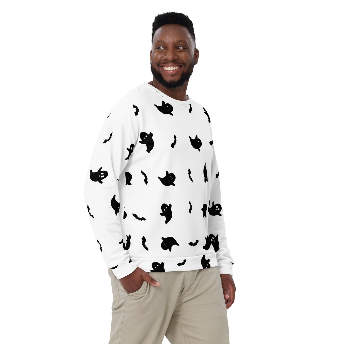 Halloween | Ghost Print | Unisex Sweatshirt