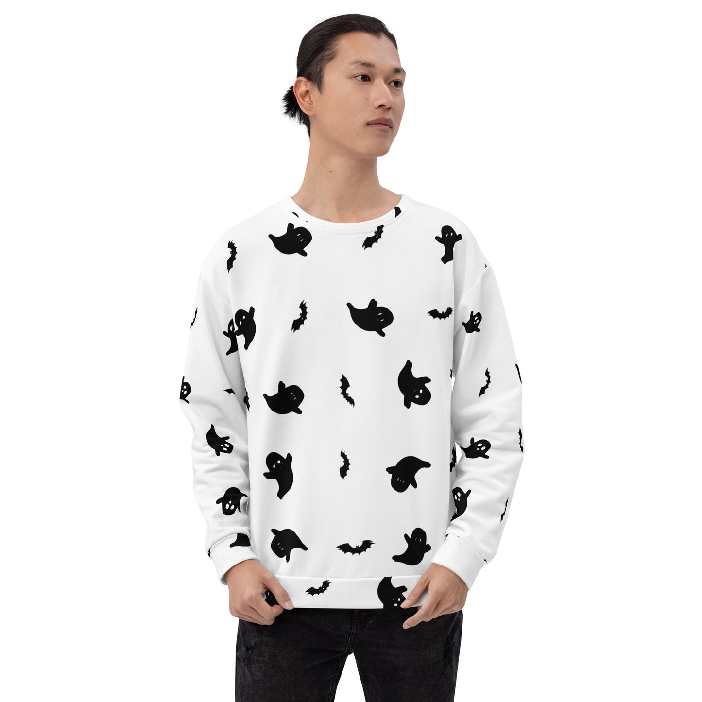 Halloween | Ghost Print | Unisex Sweatshirt