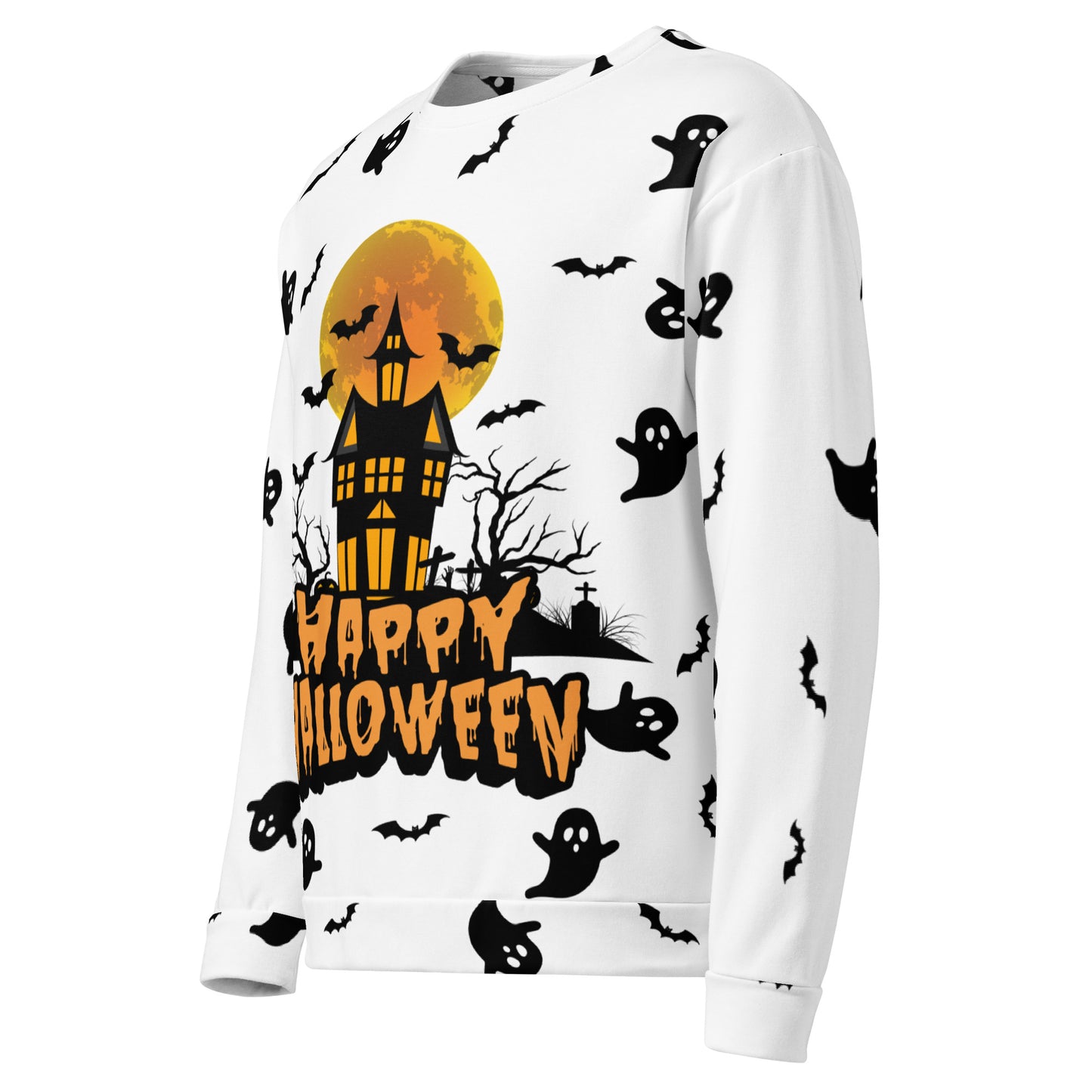 Halloween - Ghost All-Over Print Unisex Sweatshirt