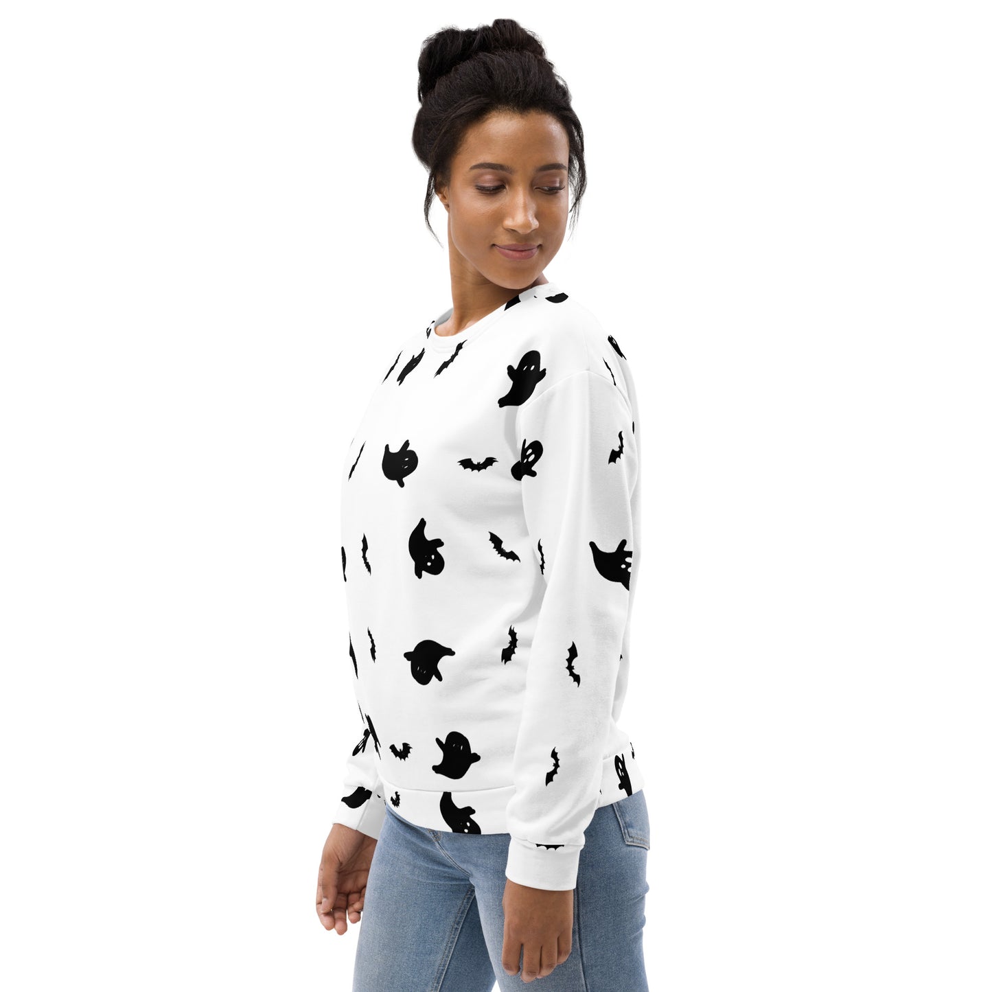 Halloween | Ghost Print | Unisex Sweatshirt