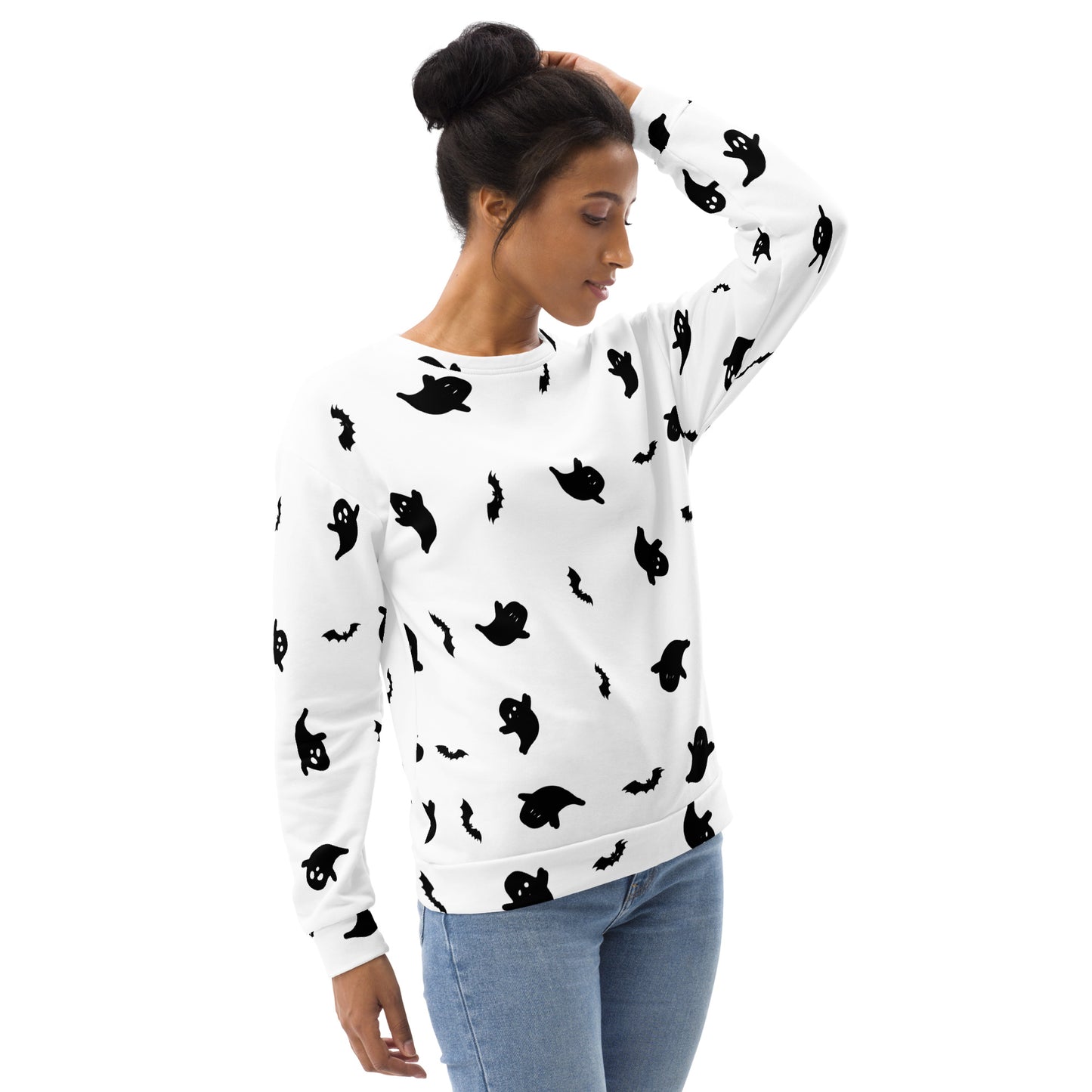 Halloween | Ghost Print | Unisex Sweatshirt
