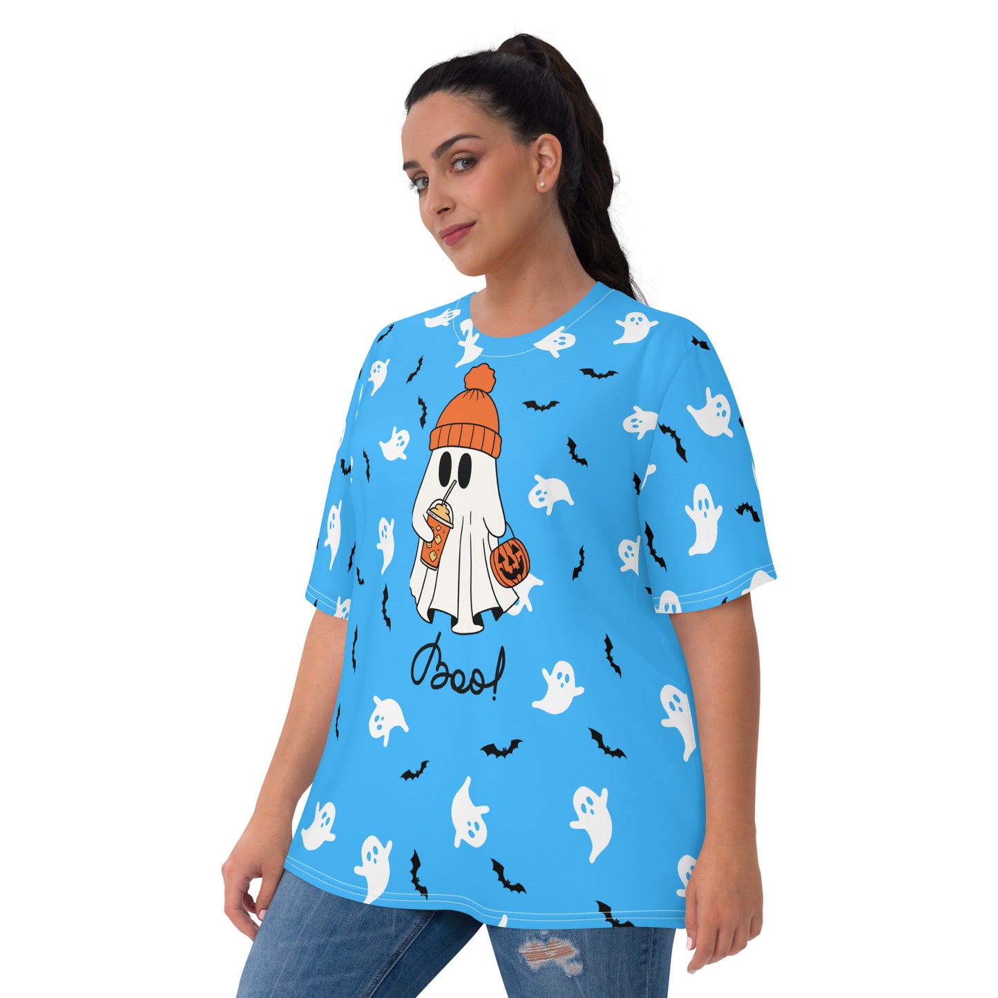 Halloween Ghost Boo! All-Over Print Women's T-shirt