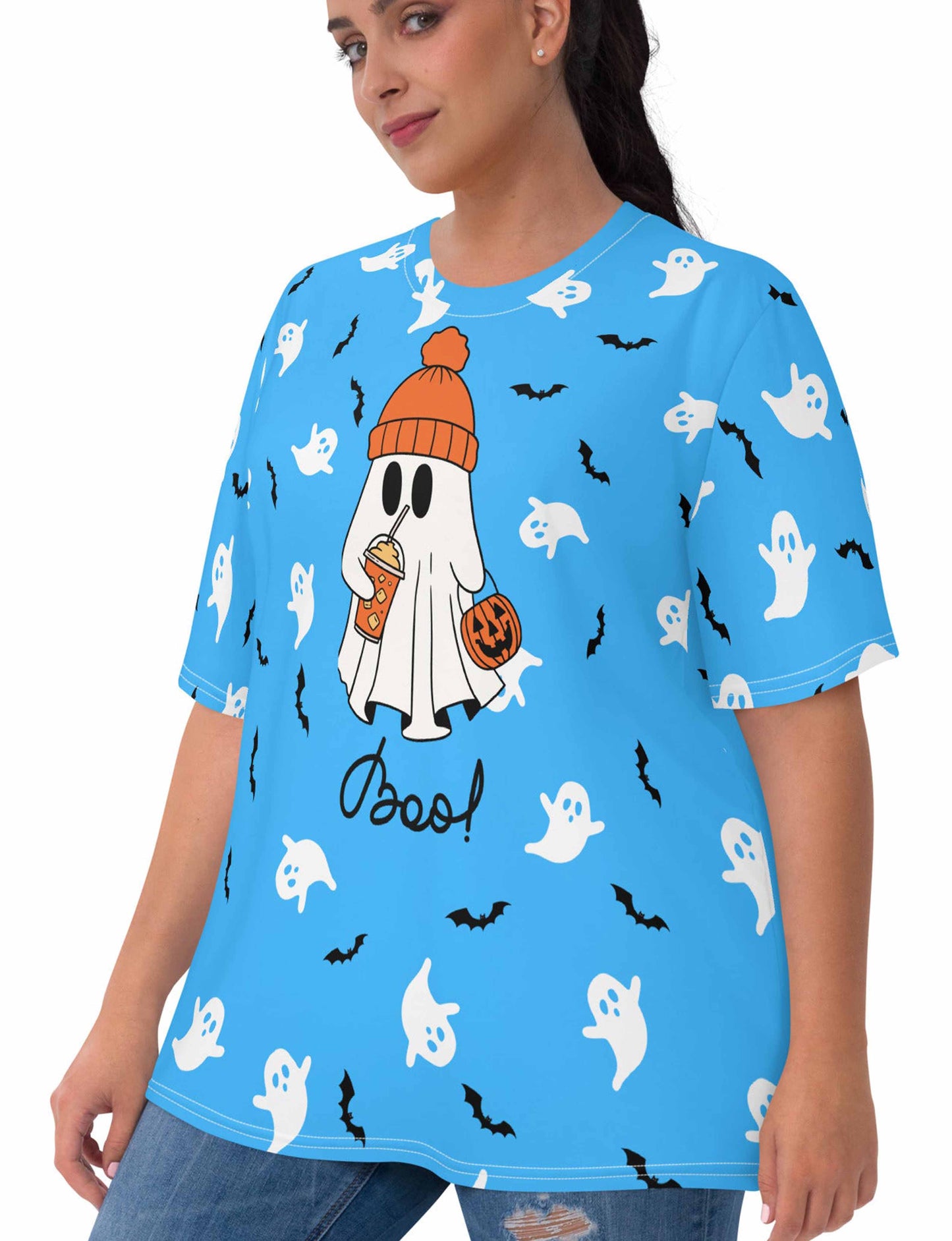 Halloween Ghost Boo! All-Over Print Women's T-shirt