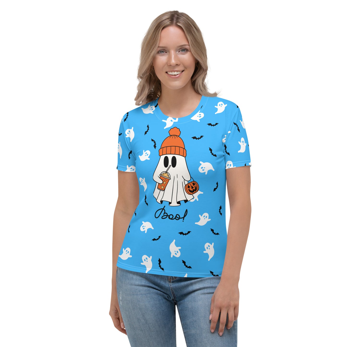Halloween Ghost Boo! All-Over Print Women's T-shirt