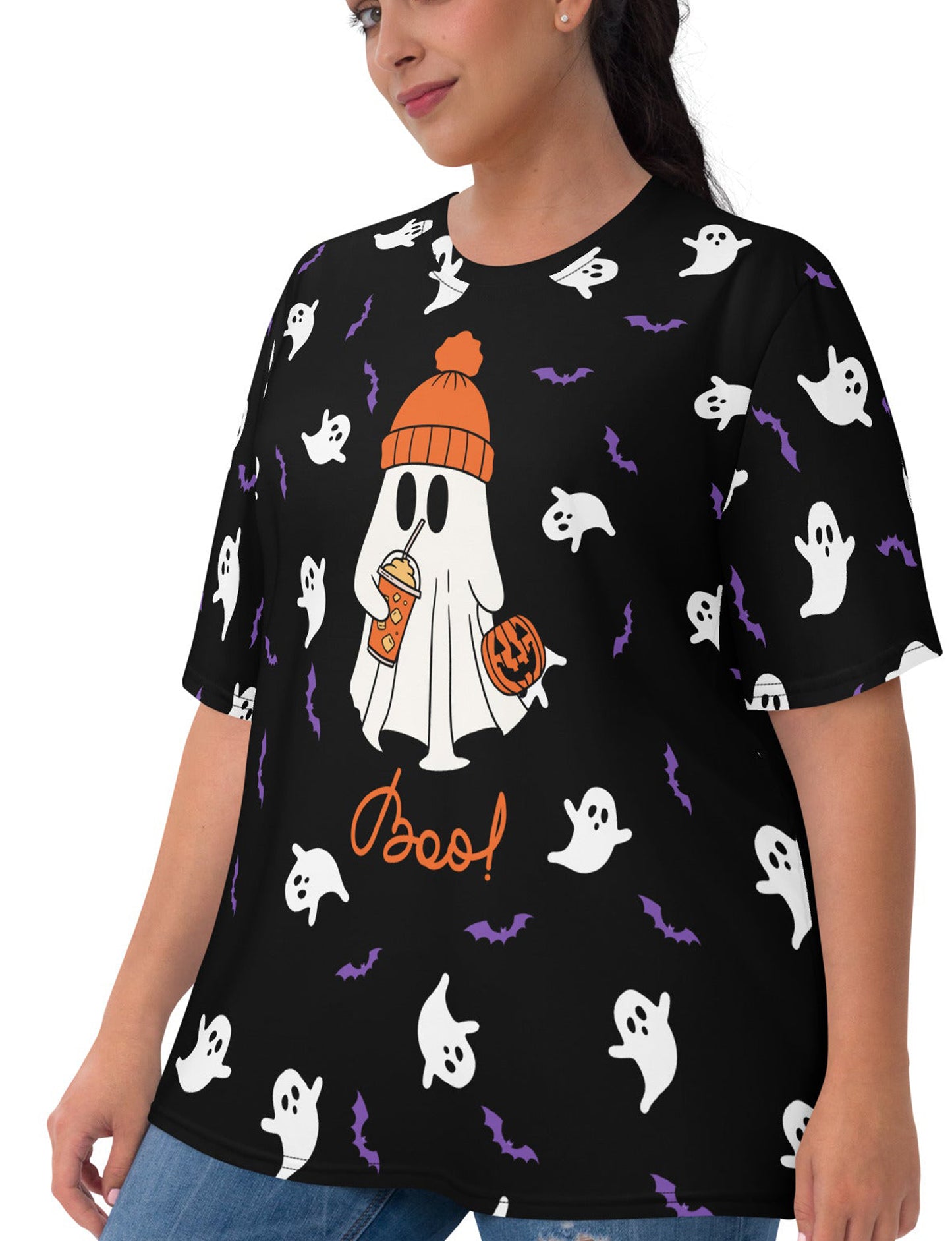 Halloween - Ghost- Boo! All-Over Print Women's T-shirt