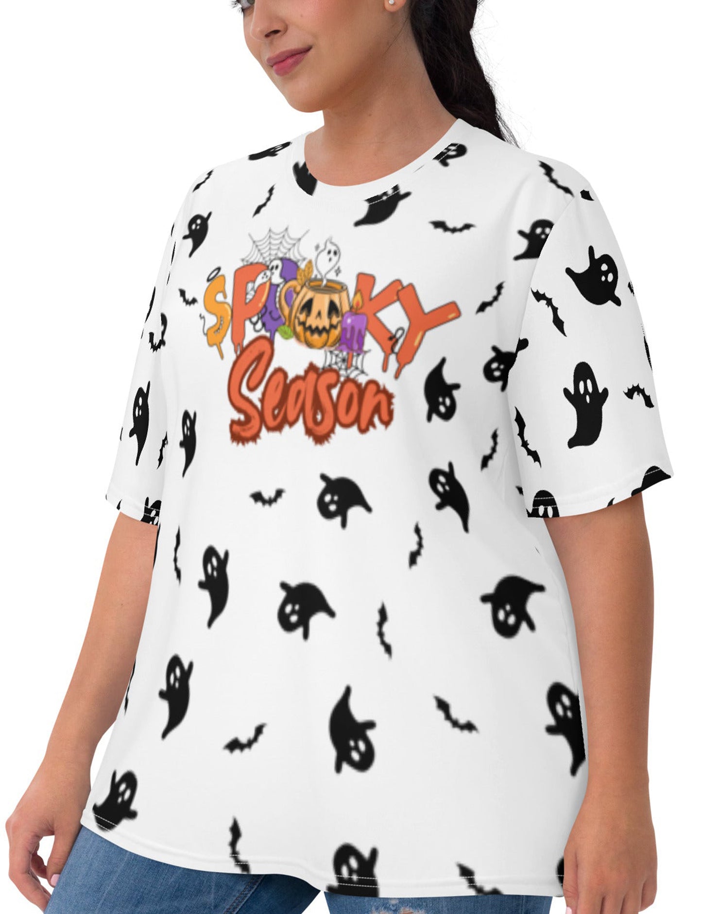 Halloween - Ghost Allover Print Women's T-shirt