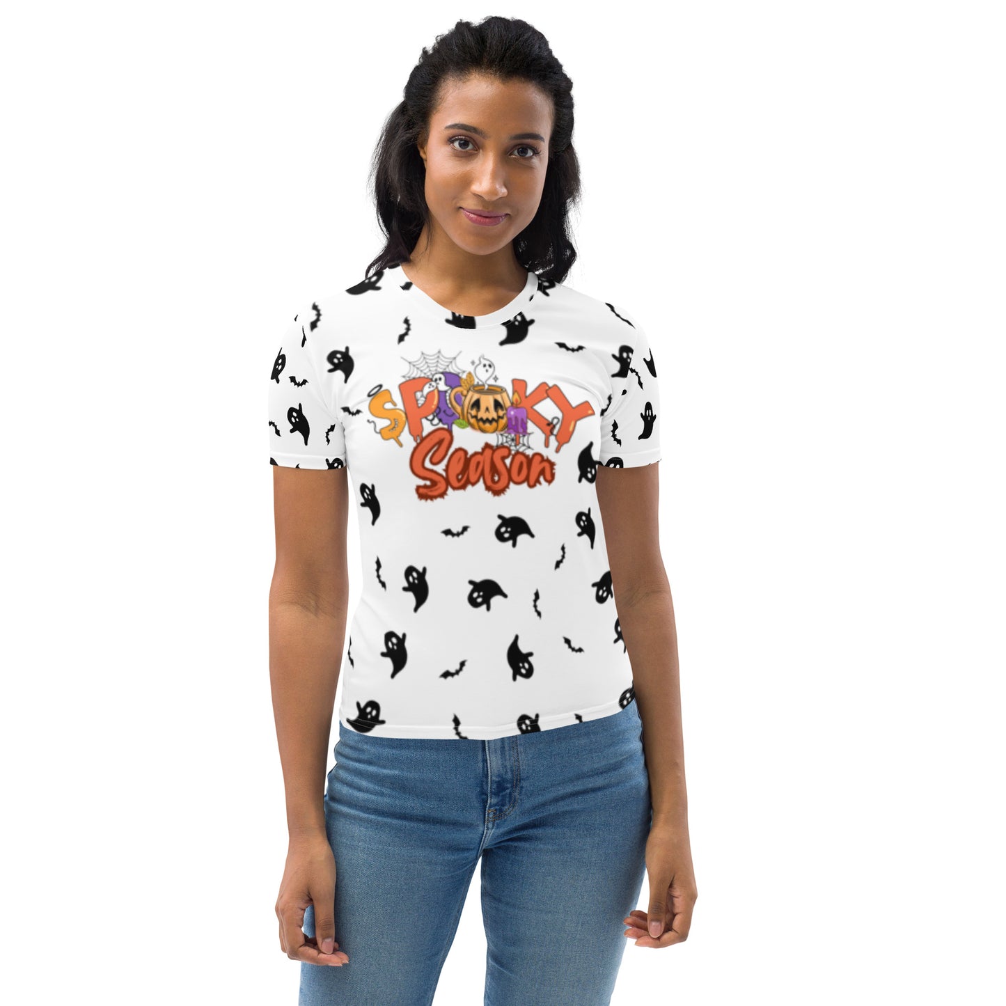 Halloween - Ghost Allover Print Women's T-shirt