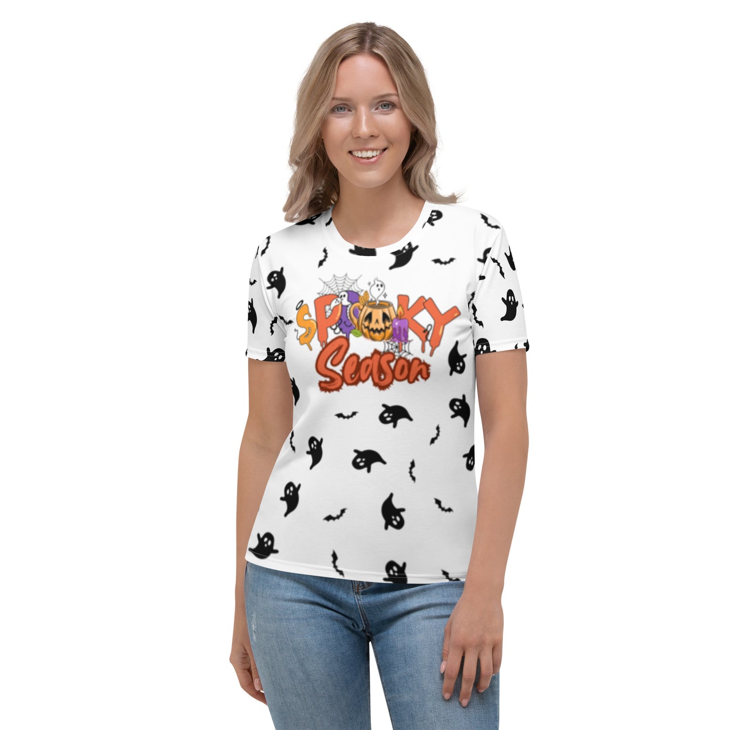 Halloween - Ghost Allover Print Women's T-shirt