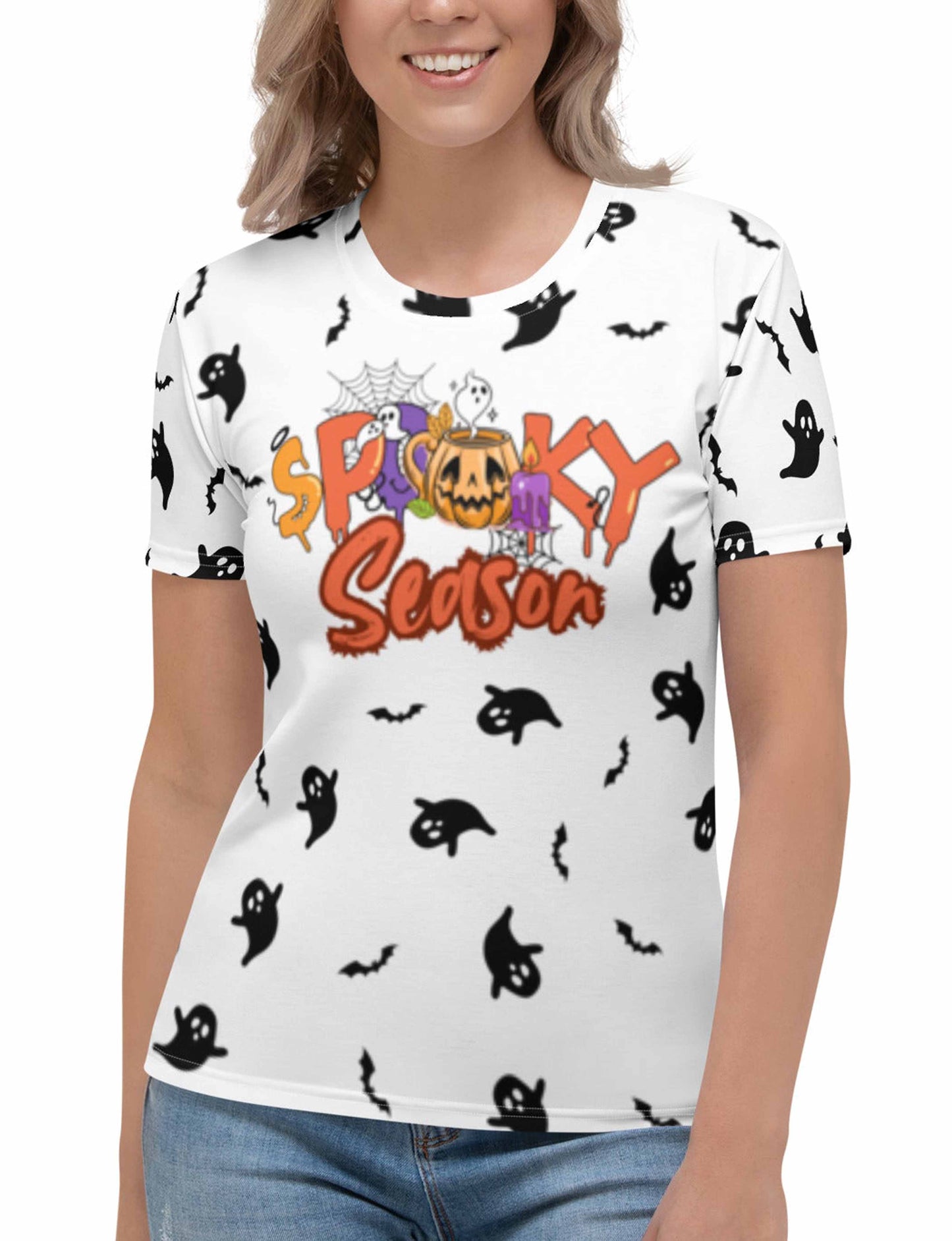 Halloween - Ghost Allover Print Women's T-shirt