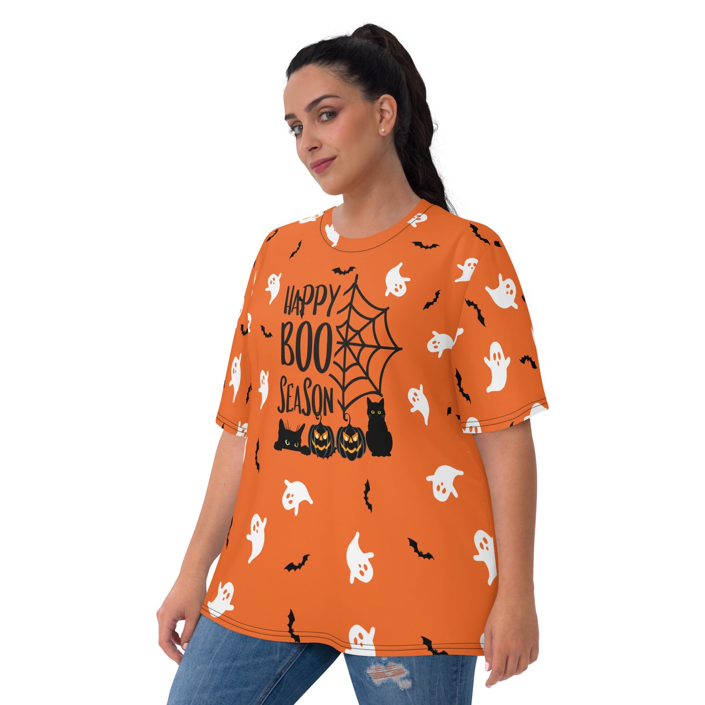 Halloween - Ghost -Boo! Allover Print Women's T-shirt