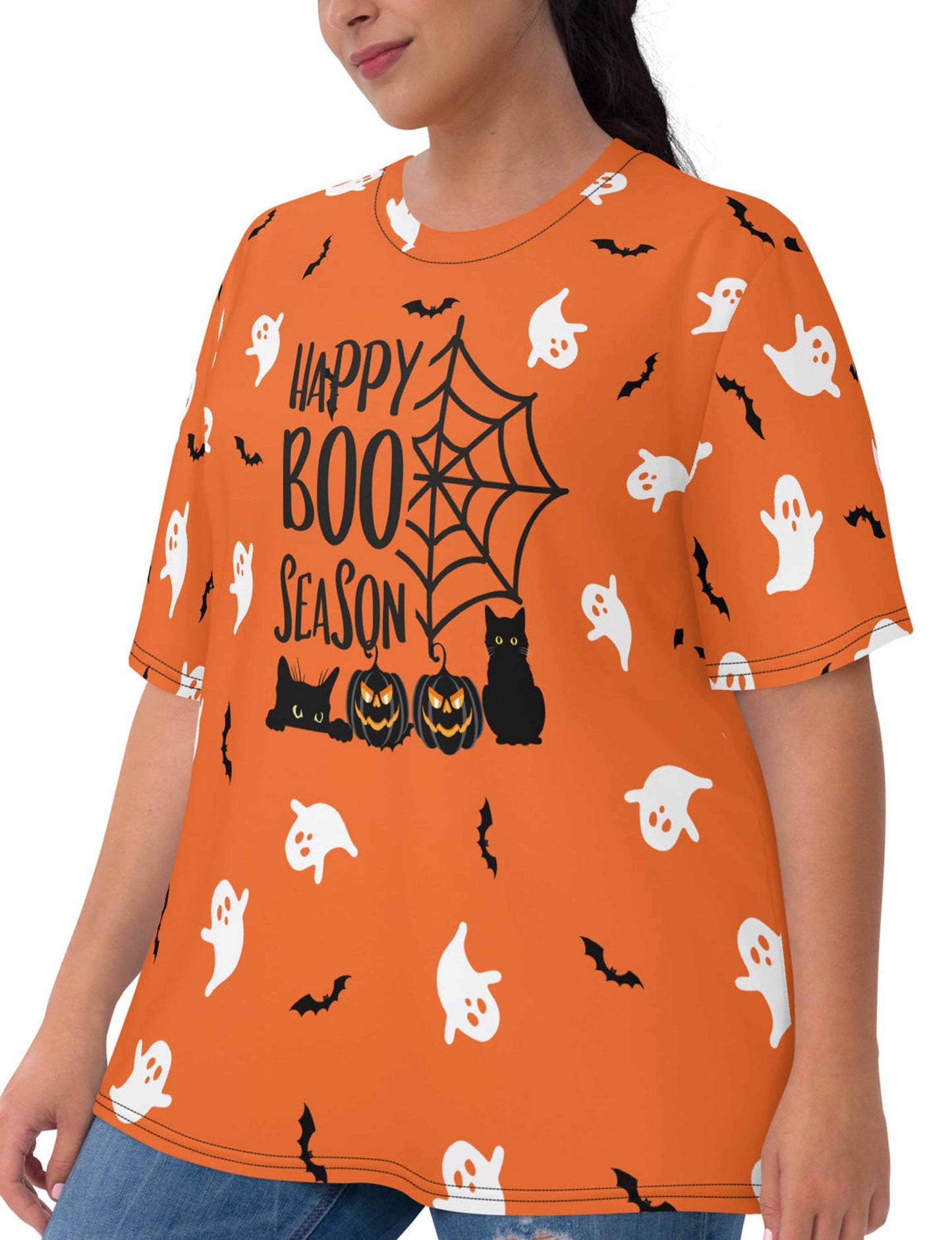 Halloween - Ghost -Boo! Allover Print Women's T-shirt