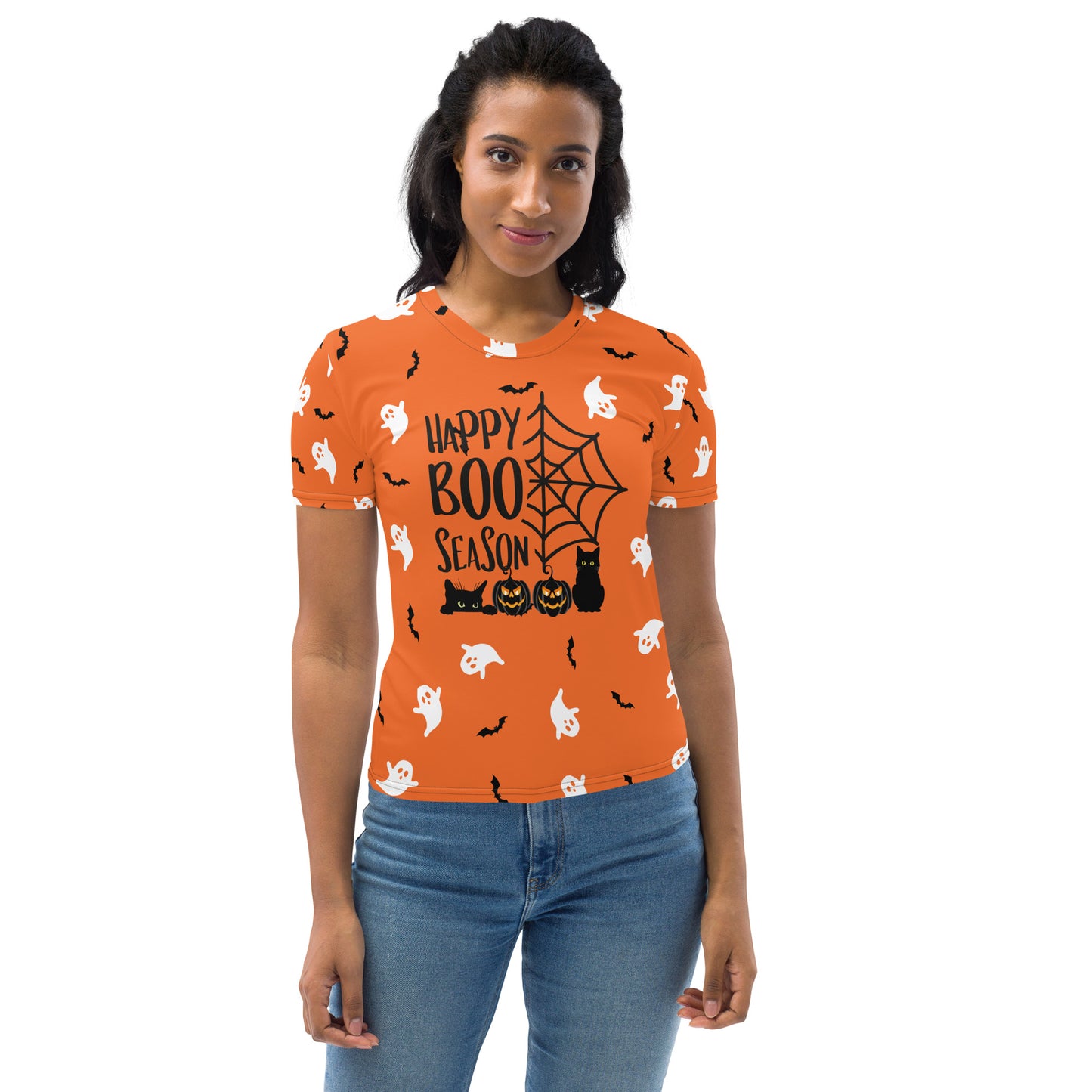 Halloween - Ghost -Boo! Allover Print Women's T-shirt