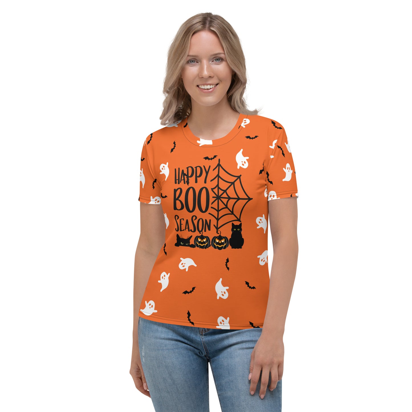 Halloween - Ghost -Boo! Allover Print Women's T-shirt