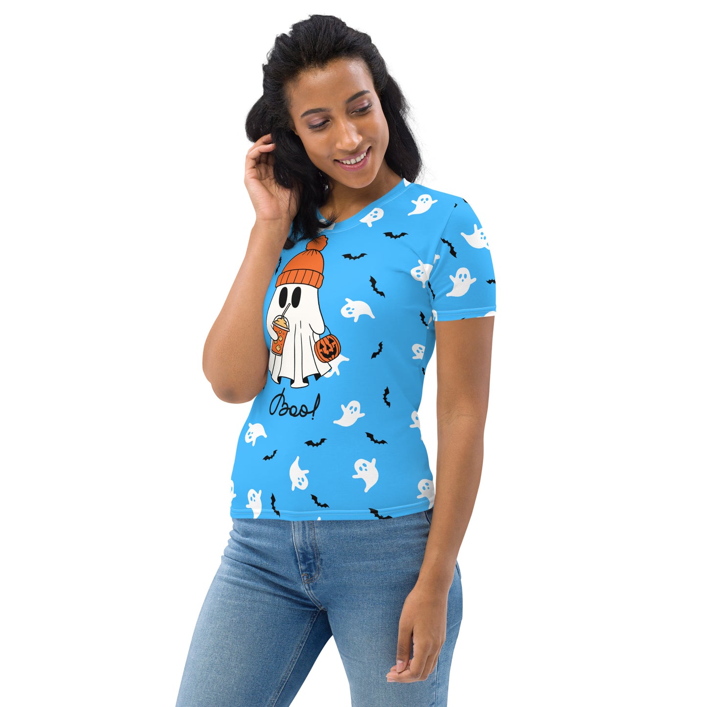 Halloween Ghost Boo! All-Over Print Women's T-shirt