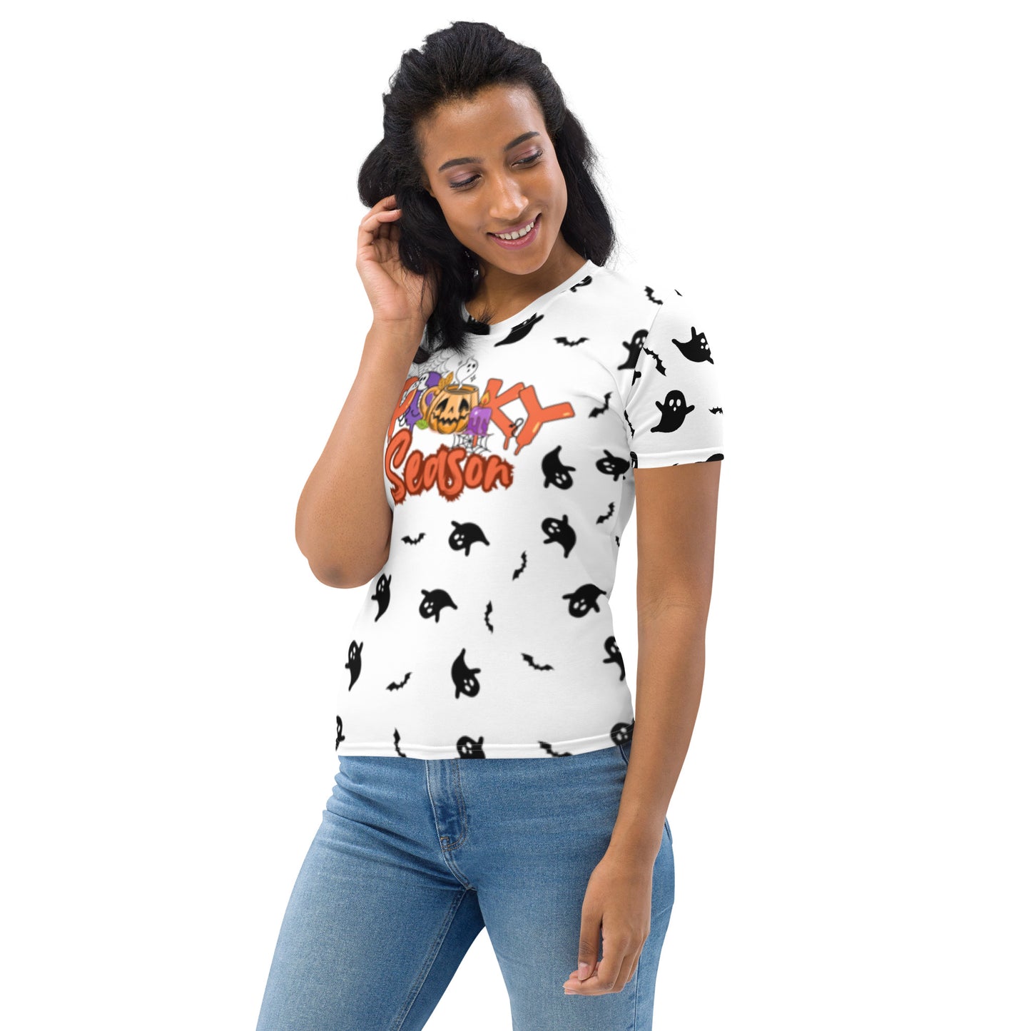 Halloween - Ghost Allover Print Women's T-shirt