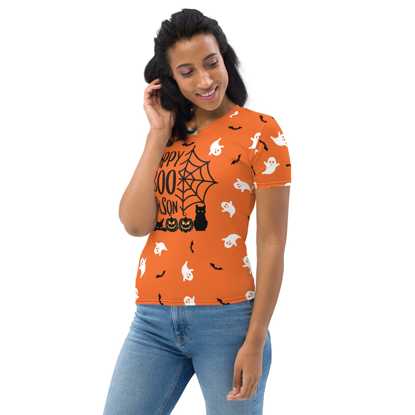 Halloween - Ghost -Boo! Allover Print Women's T-shirt