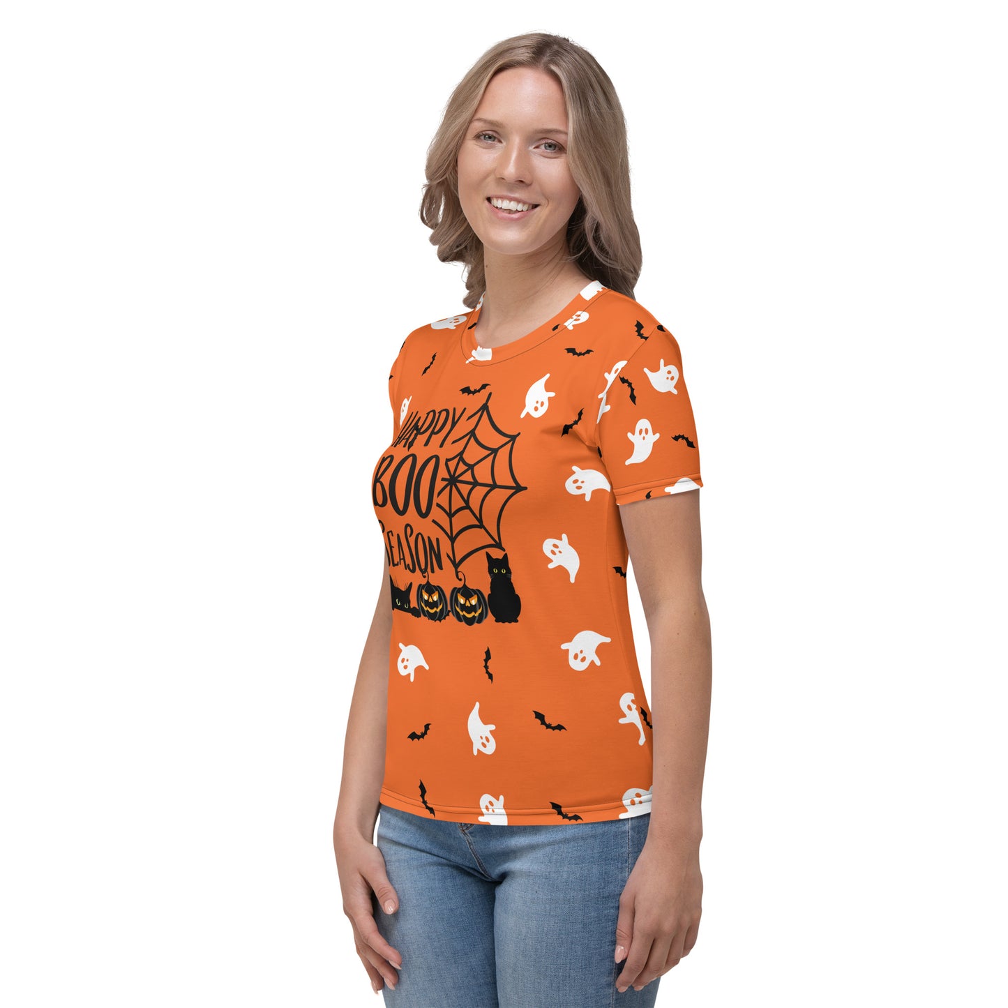 Halloween - Ghost -Boo! Allover Print Women's T-shirt