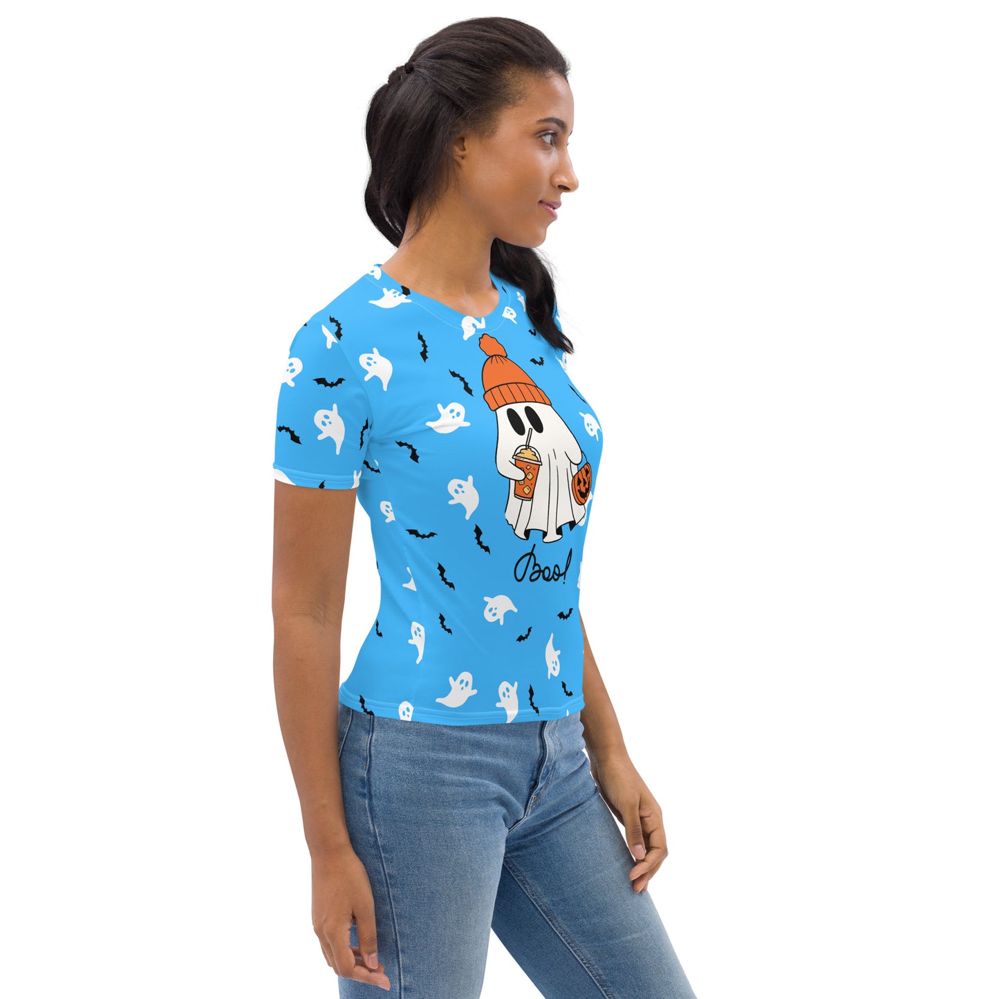 Halloween Ghost Boo! All-Over Print Women's T-shirt