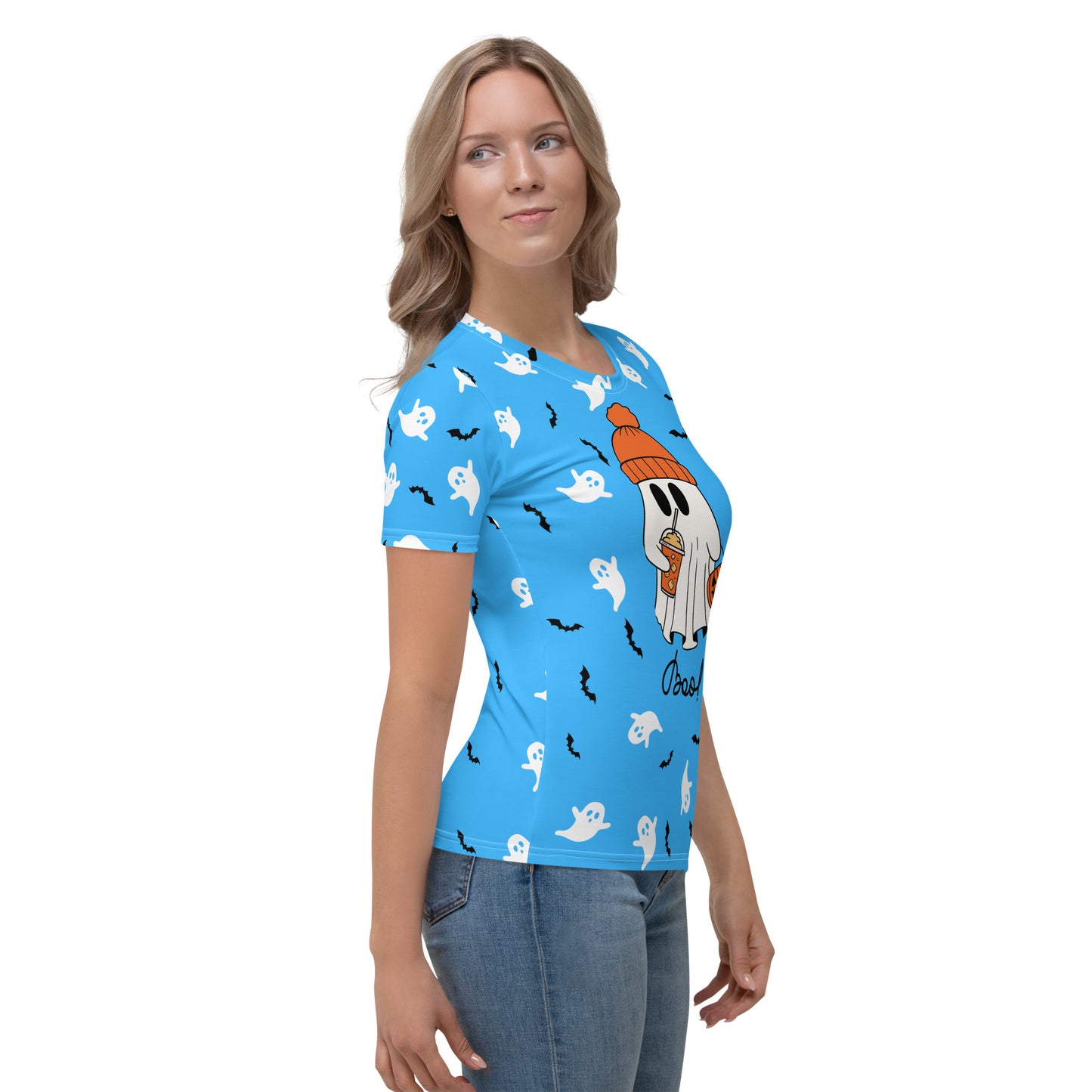 Halloween Ghost Boo! All-Over Print Women's T-shirt