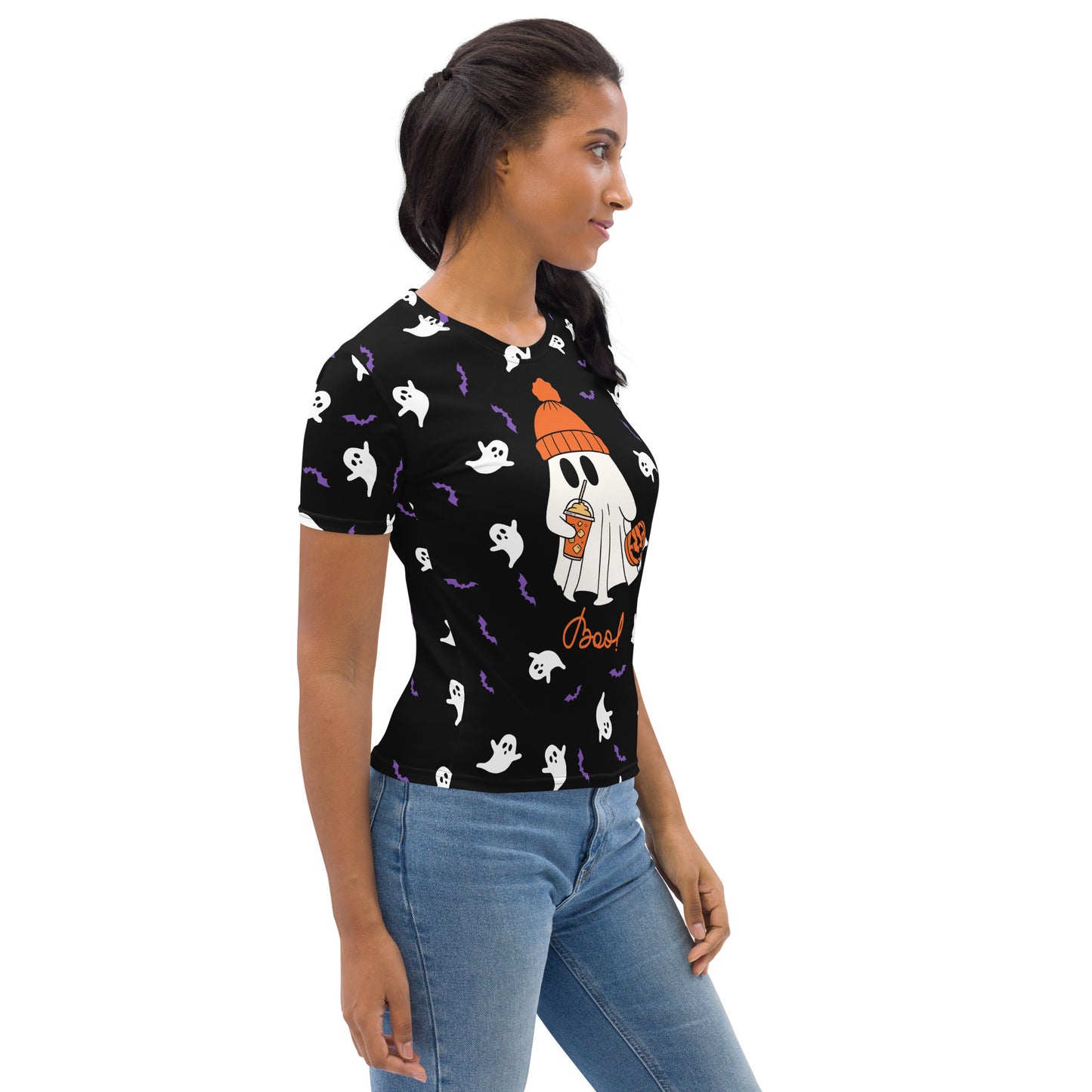 Halloween - Ghost- Boo! All-Over Print Women's T-shirt
