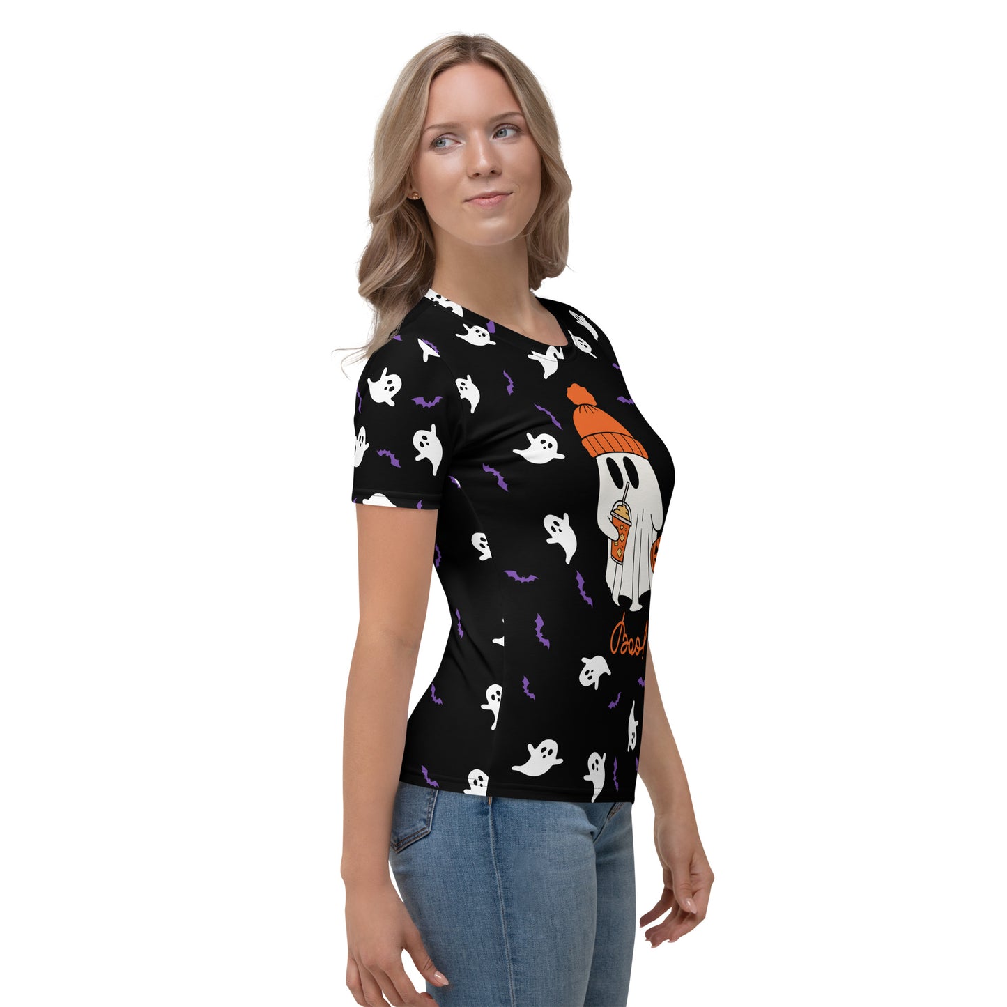 Halloween - Ghost- Boo! All-Over Print Women's T-shirt