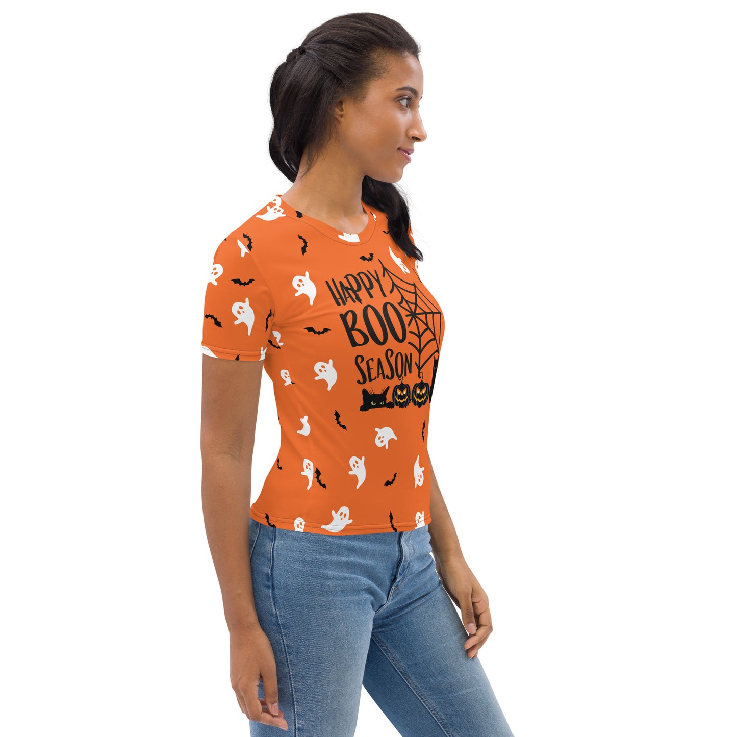 Halloween - Ghost -Boo! Allover Print Women's T-shirt