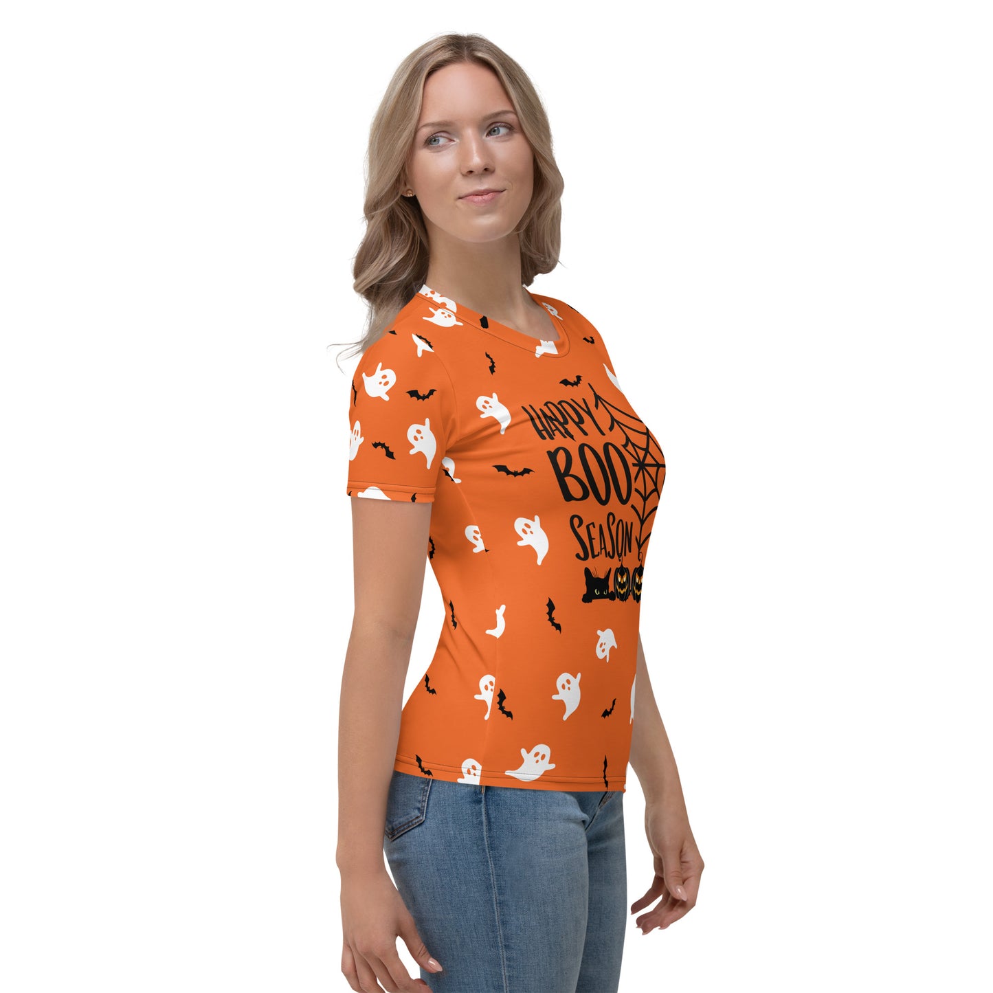 Halloween - Ghost -Boo! Allover Print Women's T-shirt