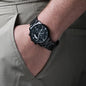 The Man, The Legend, The Best Dad | Engraved Design Black Chronograph Watch