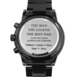 The Man, The Legend, The Best Dad | Engraved Design Black Chronograph Watch