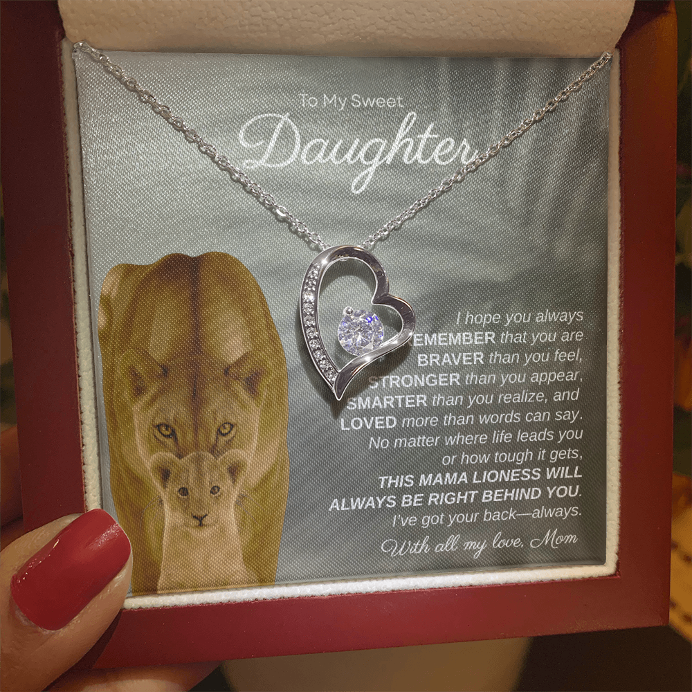 To My Sweet Daughter, I Hope You Always Remember | Forever Love Necklace
