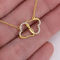 To My Mom with Love from the Heart Necklace
