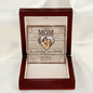 To My Mom with Love from the Heart Necklace