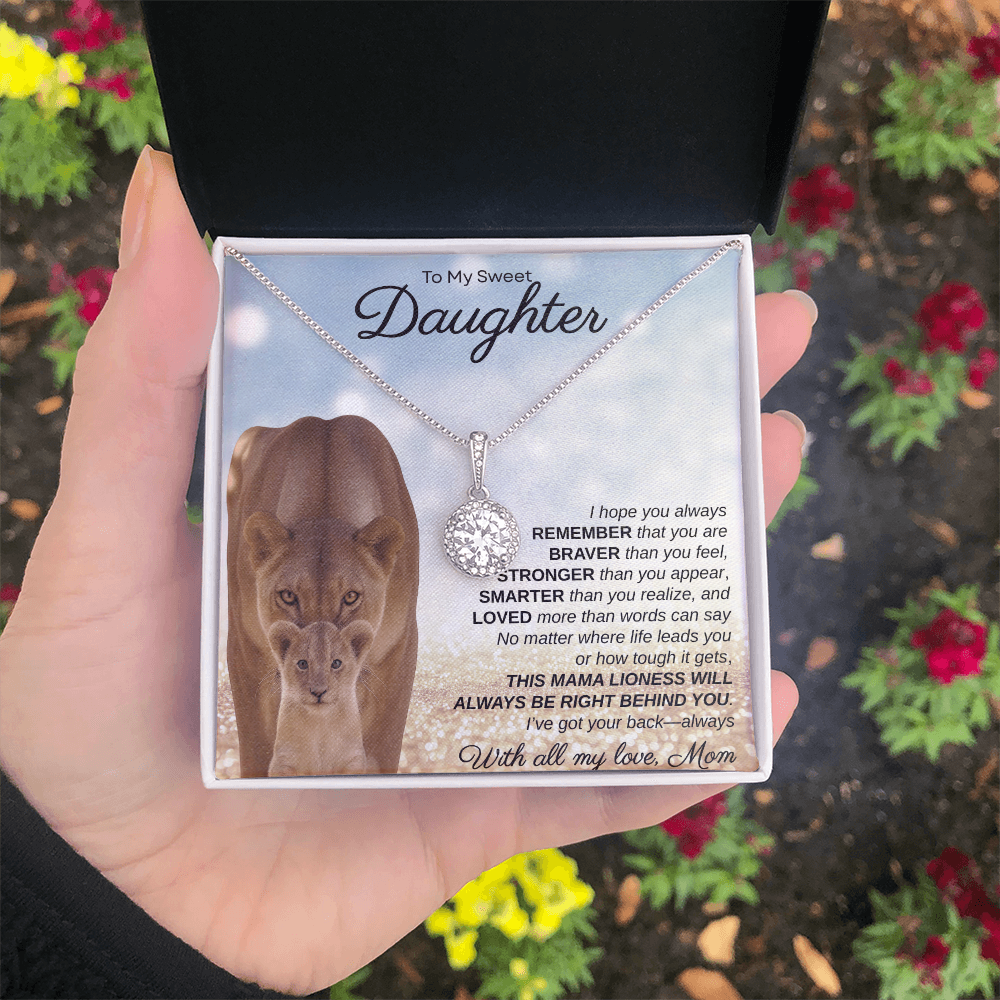 To My Sweet Daughter, I Hope You Always Remember | Eternal Hope Necklace