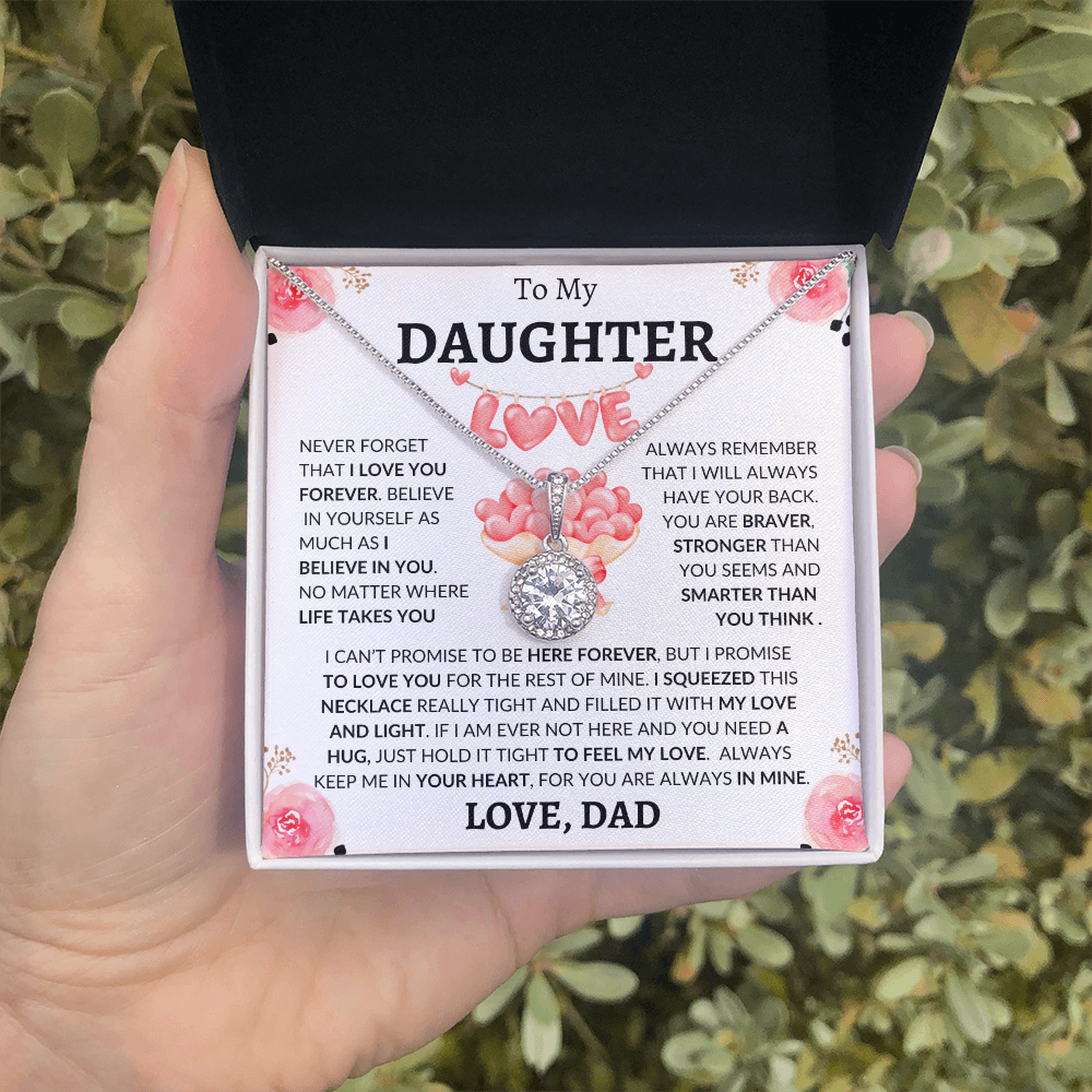 To My Daughter | Never Forget I Love You | Eternal Hope Necklace