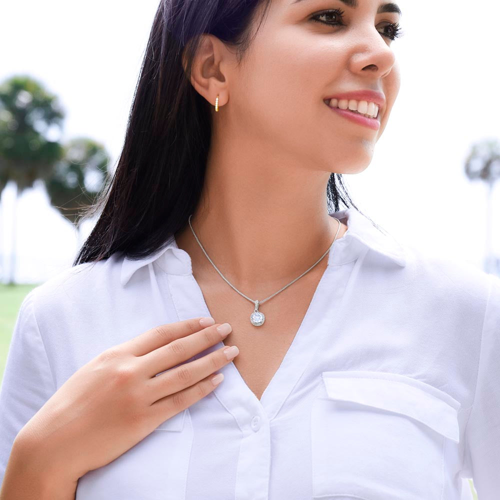 To My Sweet Daughter, I Hope You Always Remember | Eternal Hope Necklace