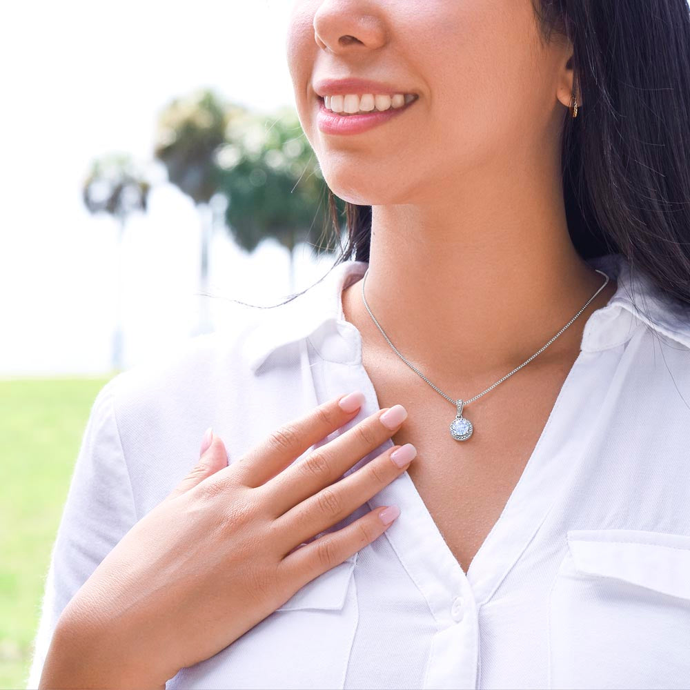 To My Sweet Daughter, I Hope You Always Remember | Eternal Hope Necklace