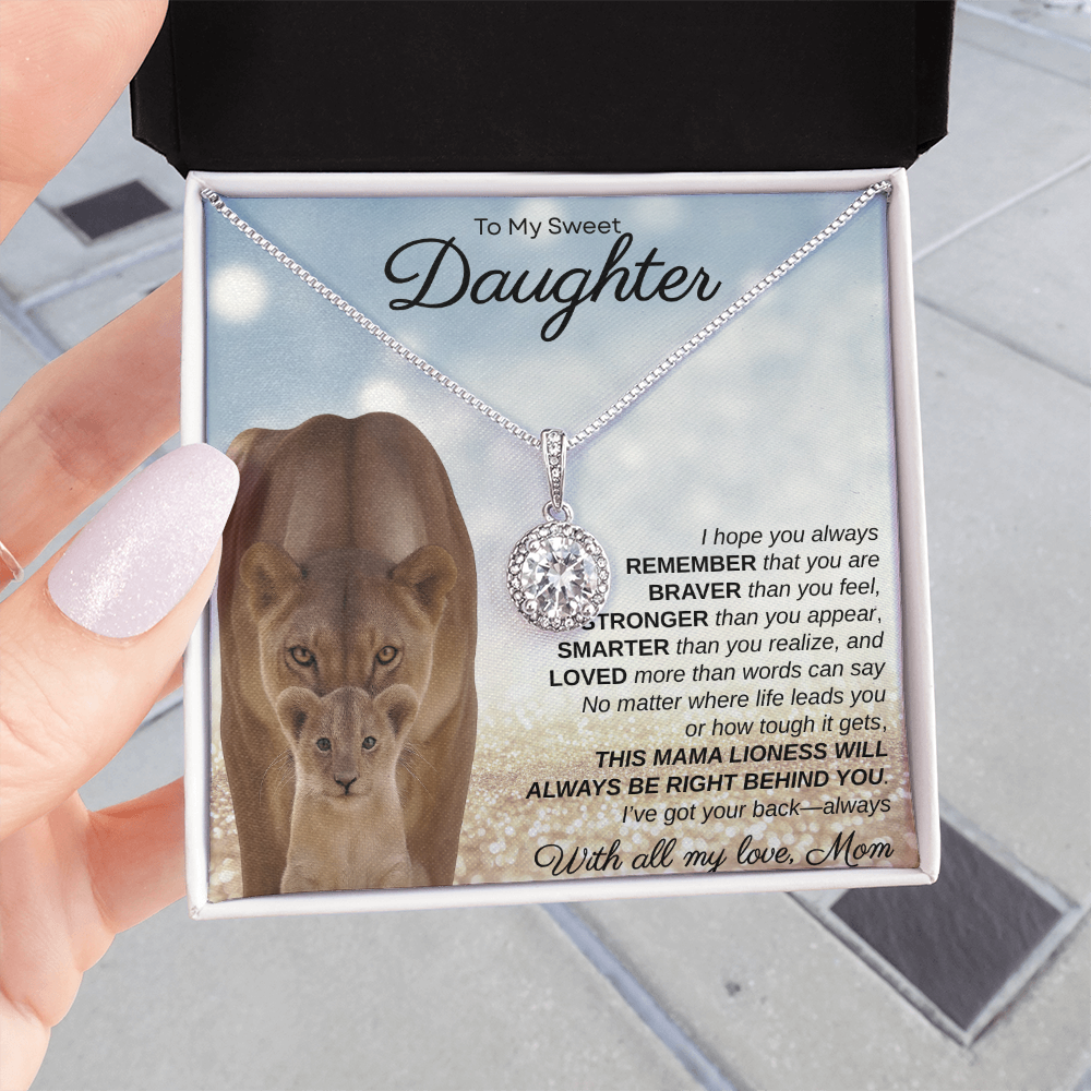 To My Sweet Daughter, I Hope You Always Remember | Eternal Hope Necklace