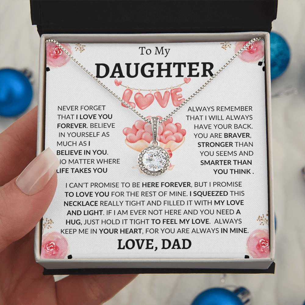 To My Daughter | Never Forget I Love You | Eternal Hope Necklace