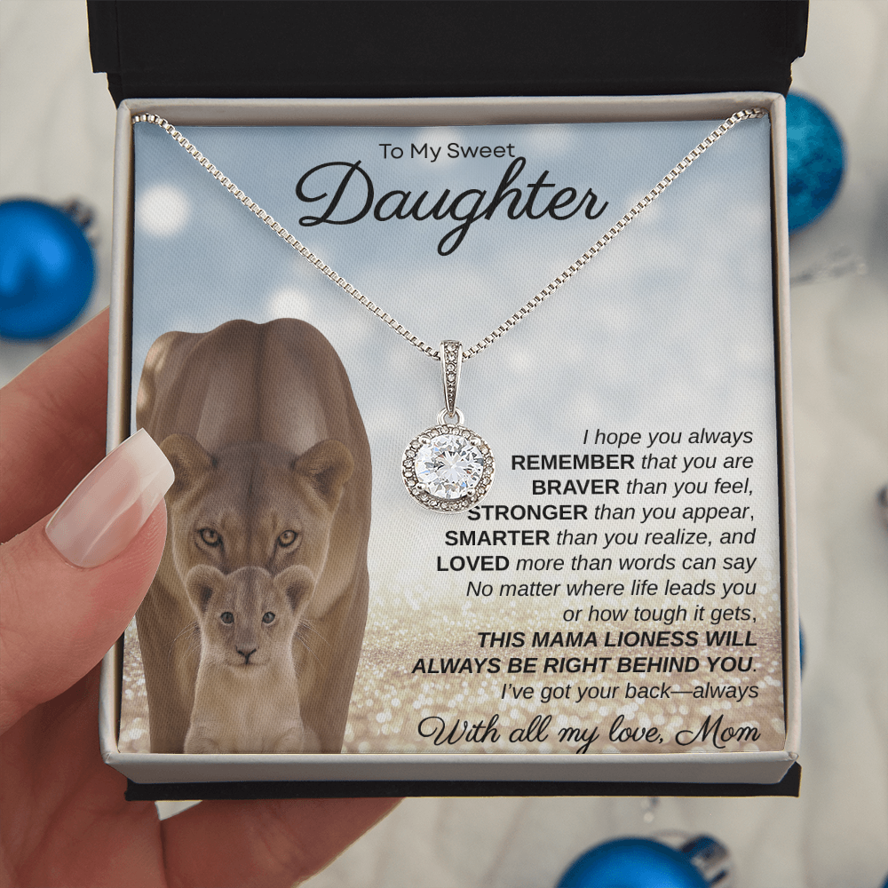 To My Sweet Daughter, I Hope You Always Remember | Eternal Hope Necklace