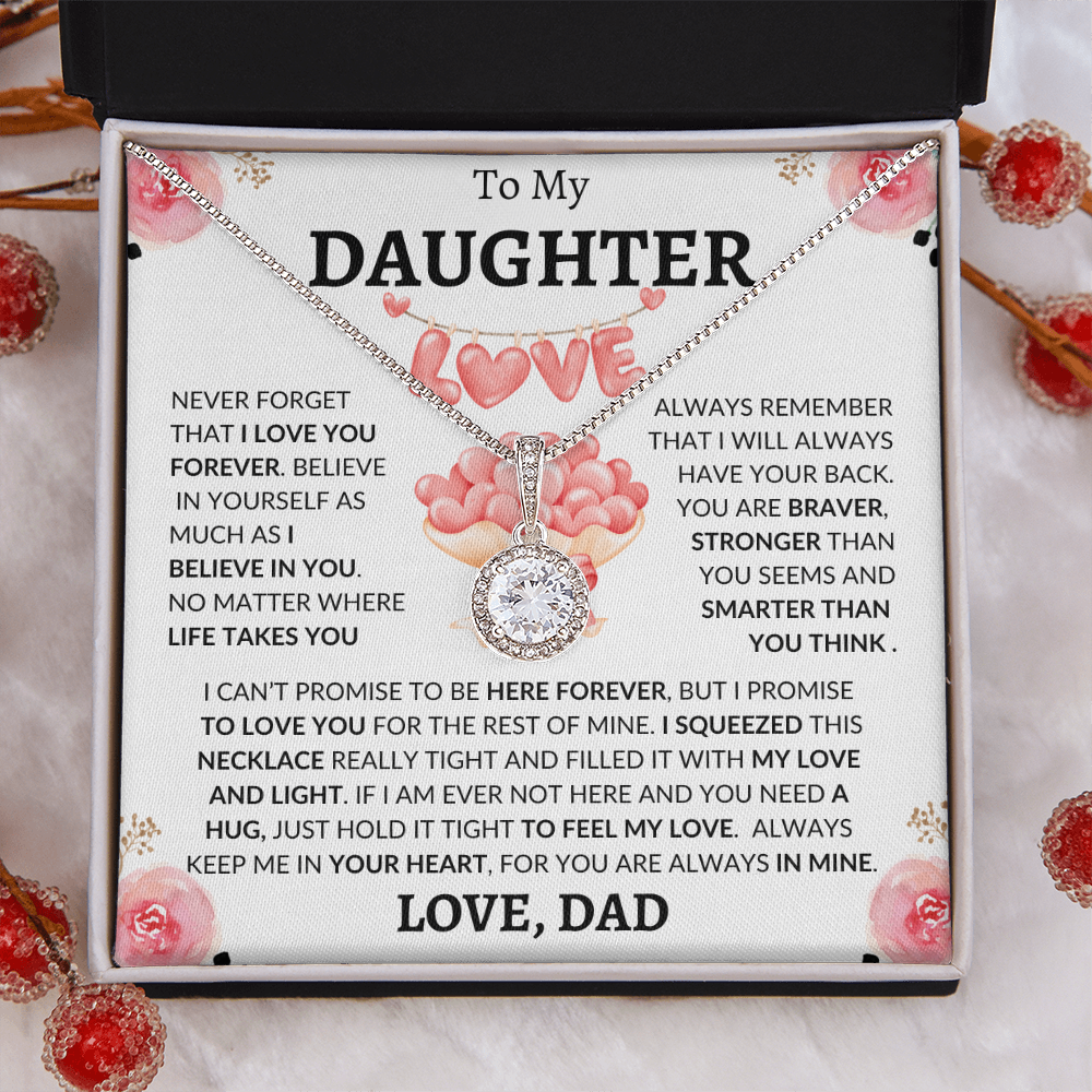 To My Daughter | Never Forget I Love You | Eternal Hope Necklace