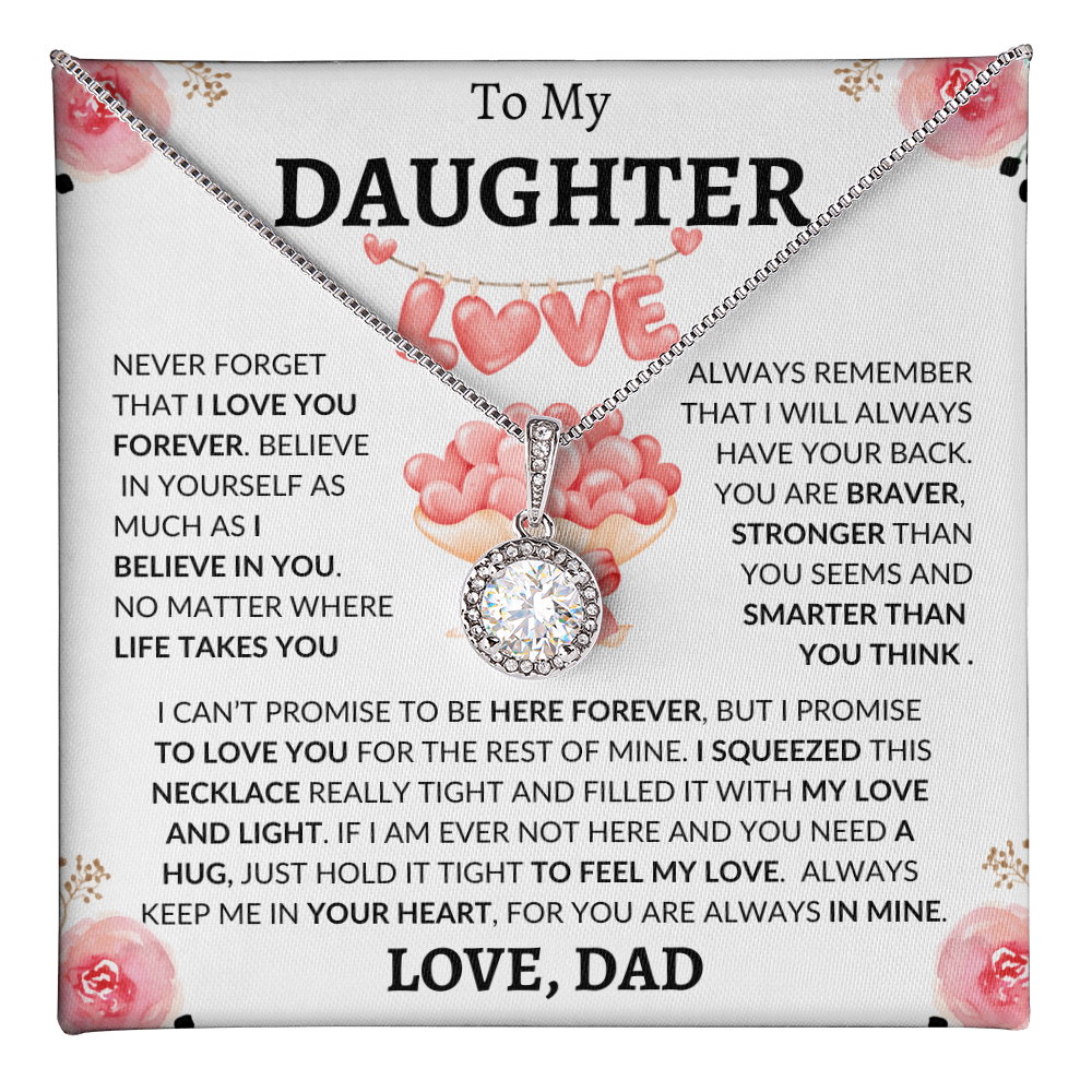 To My Daughter | Never Forget I Love You | Eternal Hope Necklace